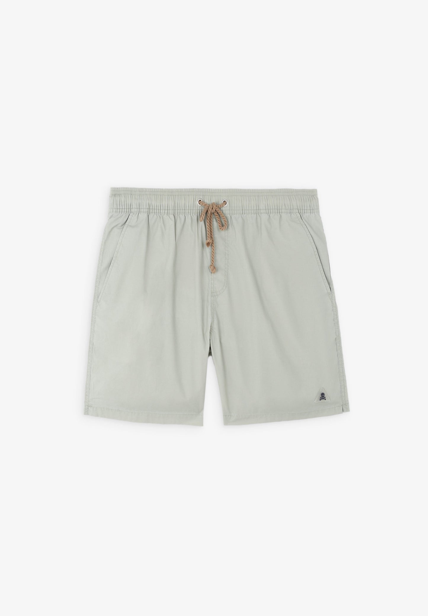 FADED SWIMMING TRUNKS WITH EMBROIDERED SKULL