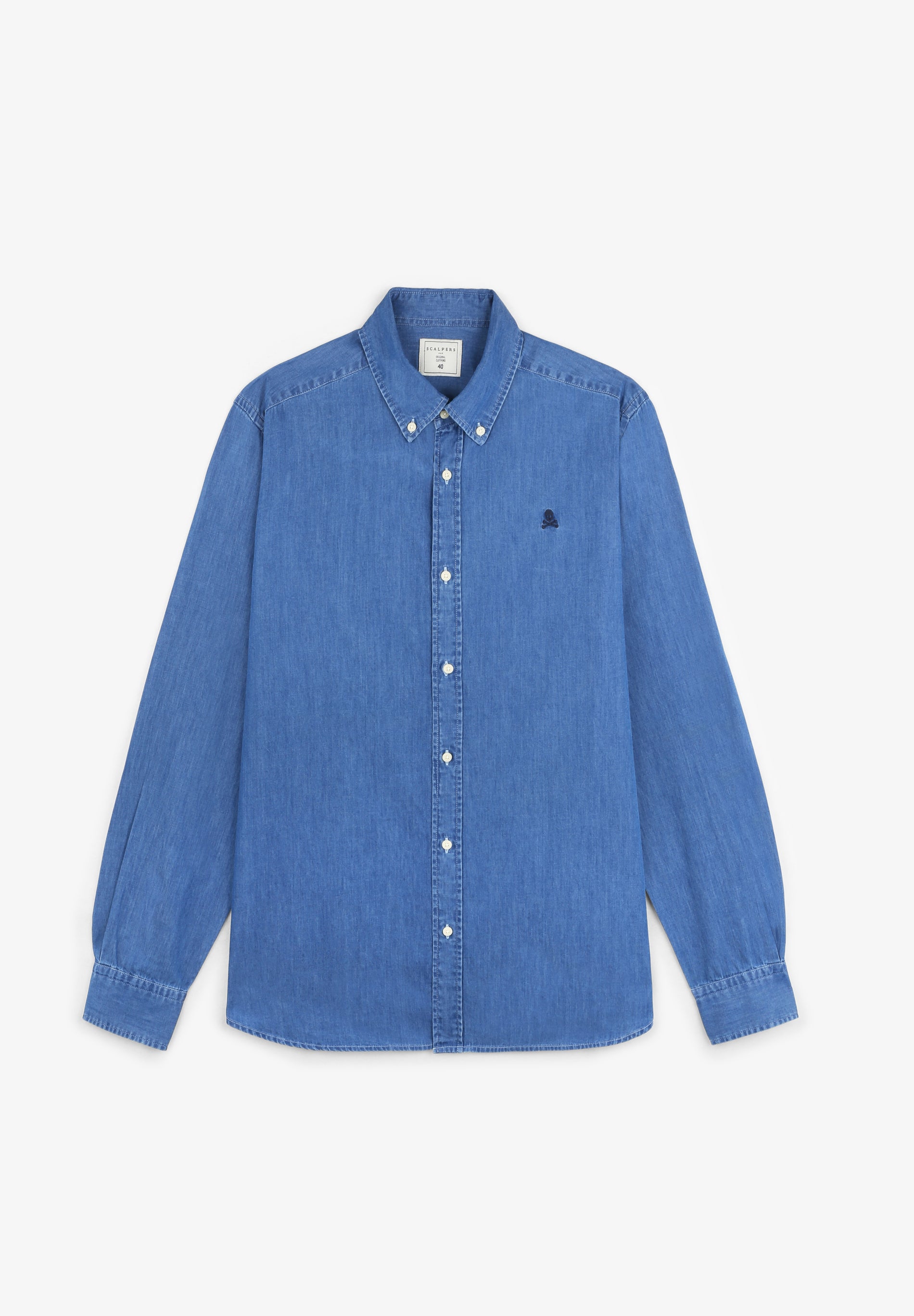 DENIM SHIRT WITH BUTTONS
