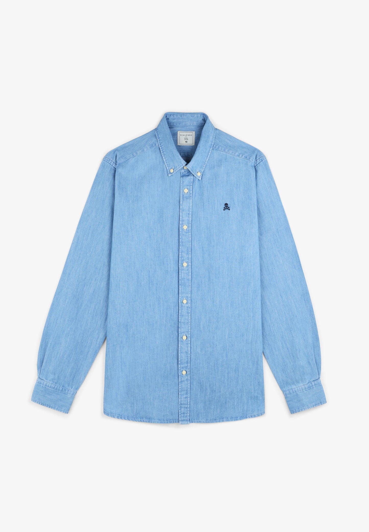 DENIM SHIRT WITH BUTTONS