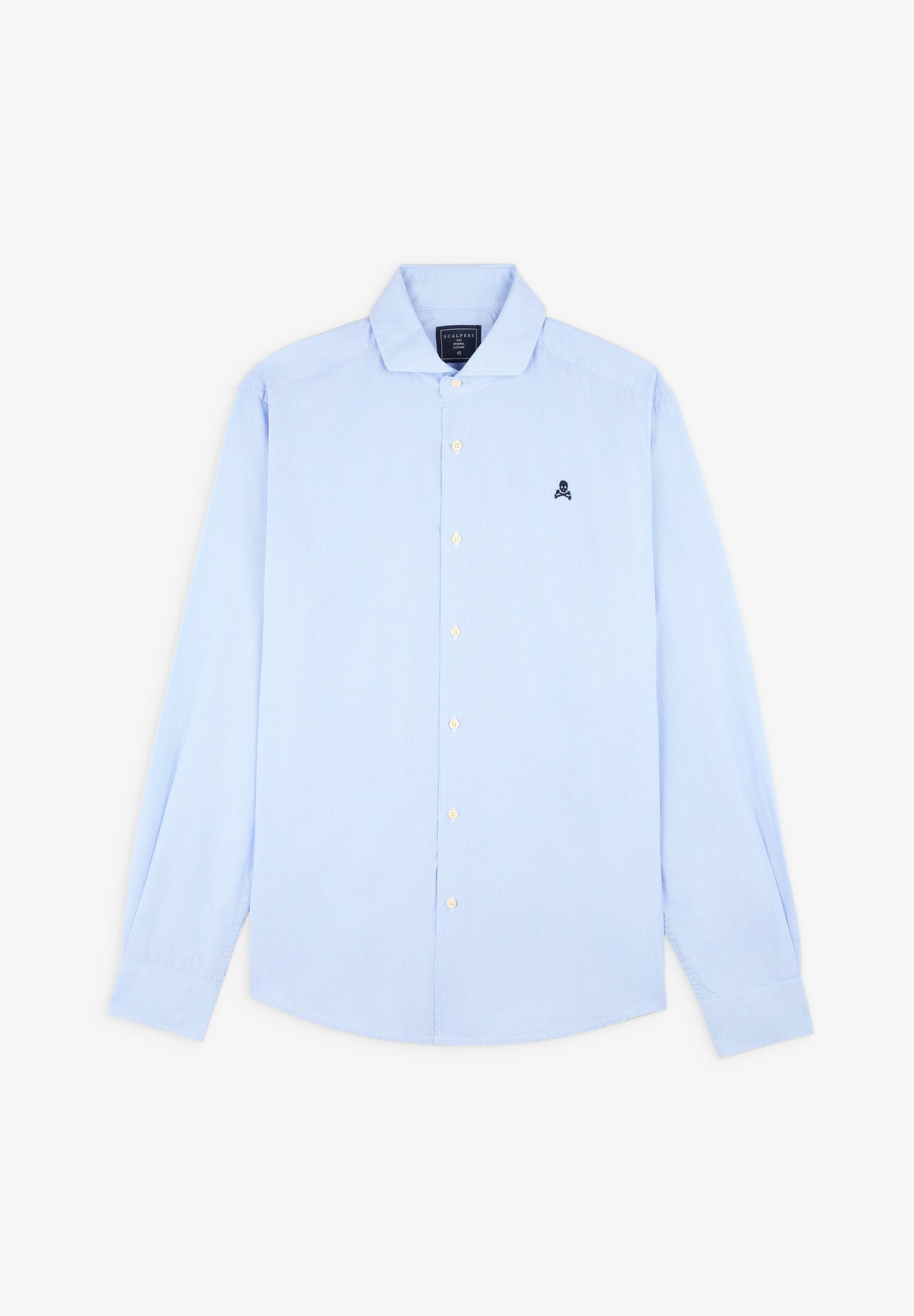 CONTRAST SKULL SHIRT