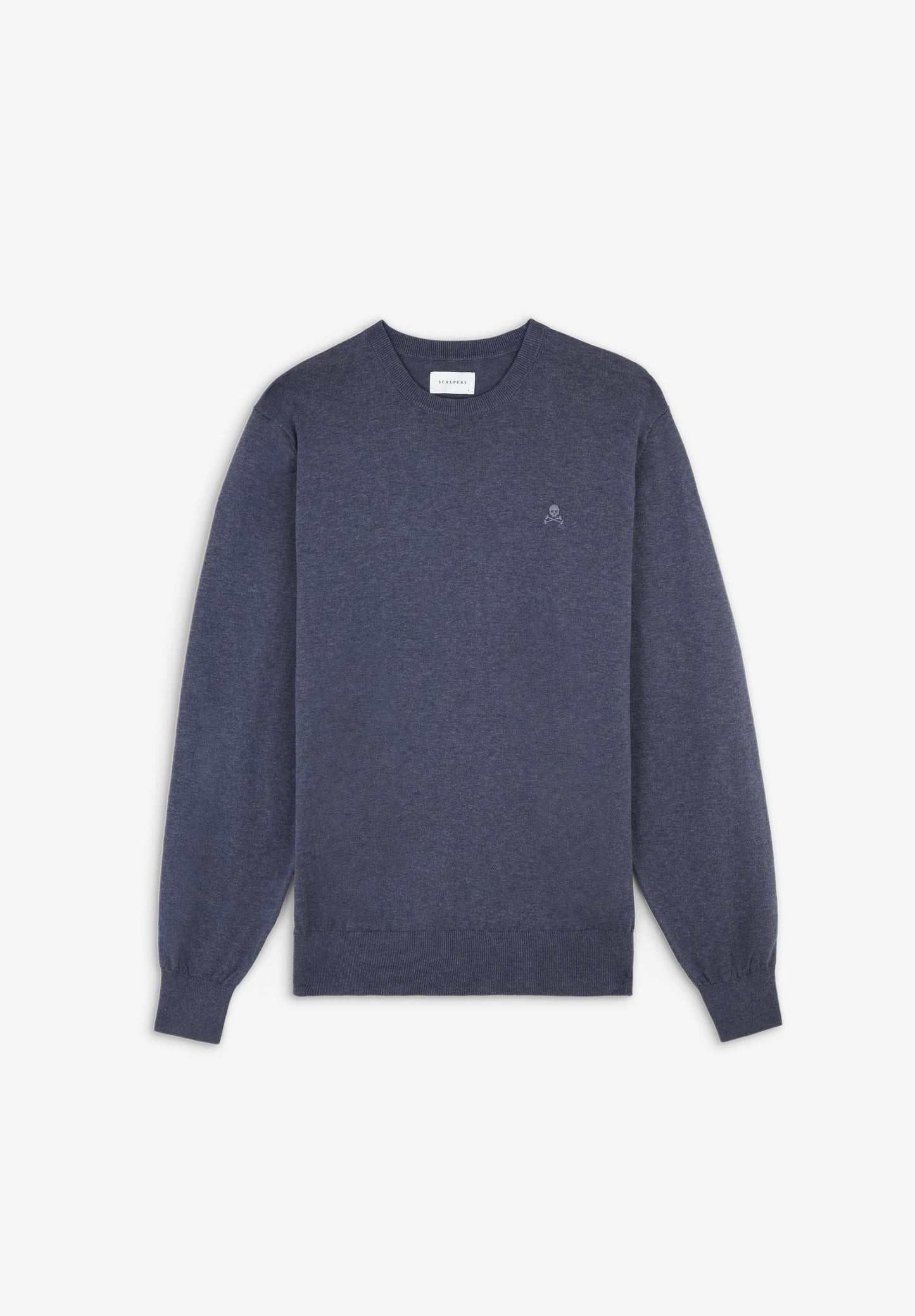 ROUND NECK SWEATER WITH SKULL