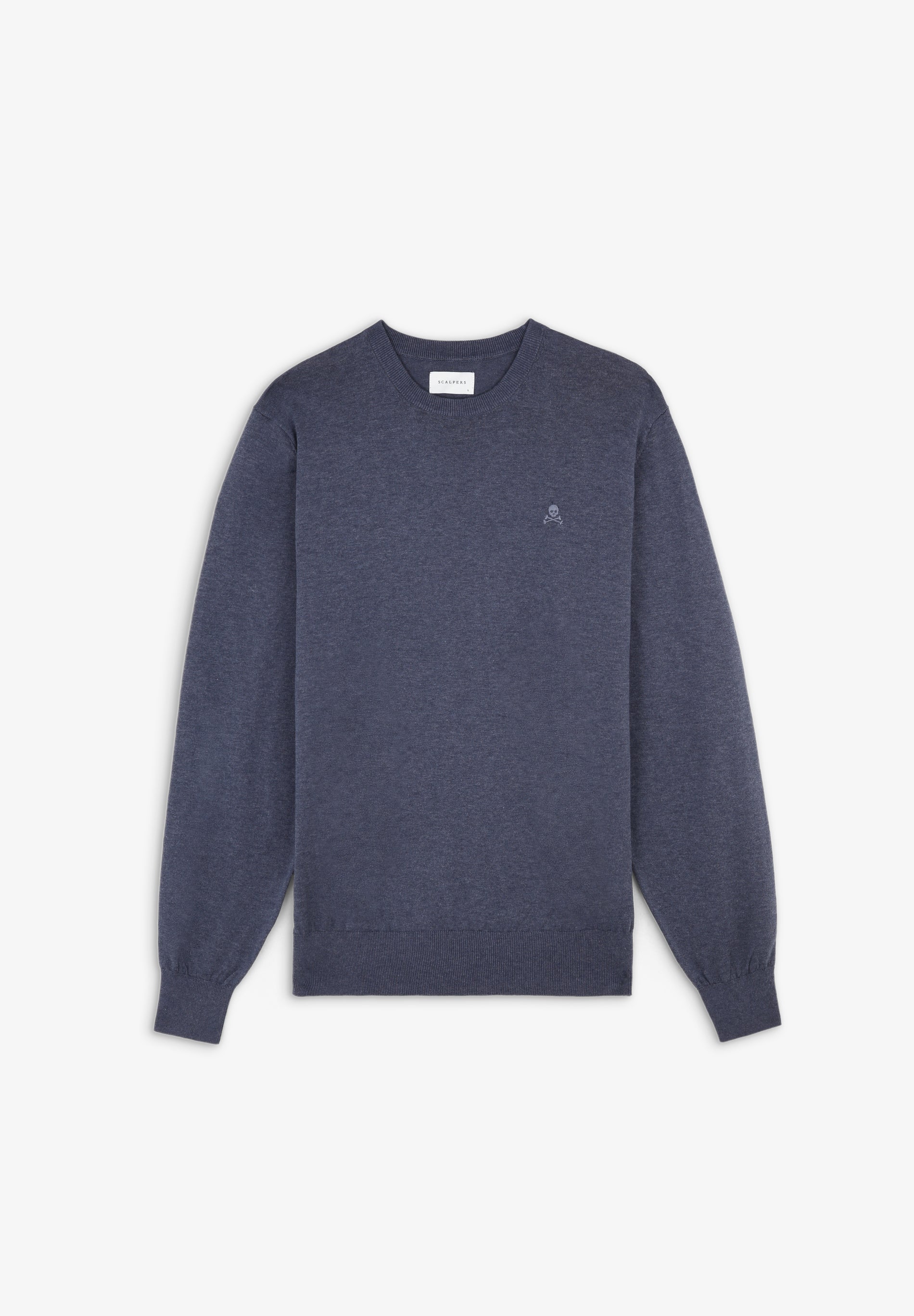 ROUND NECK SWEATER WITH SKULL