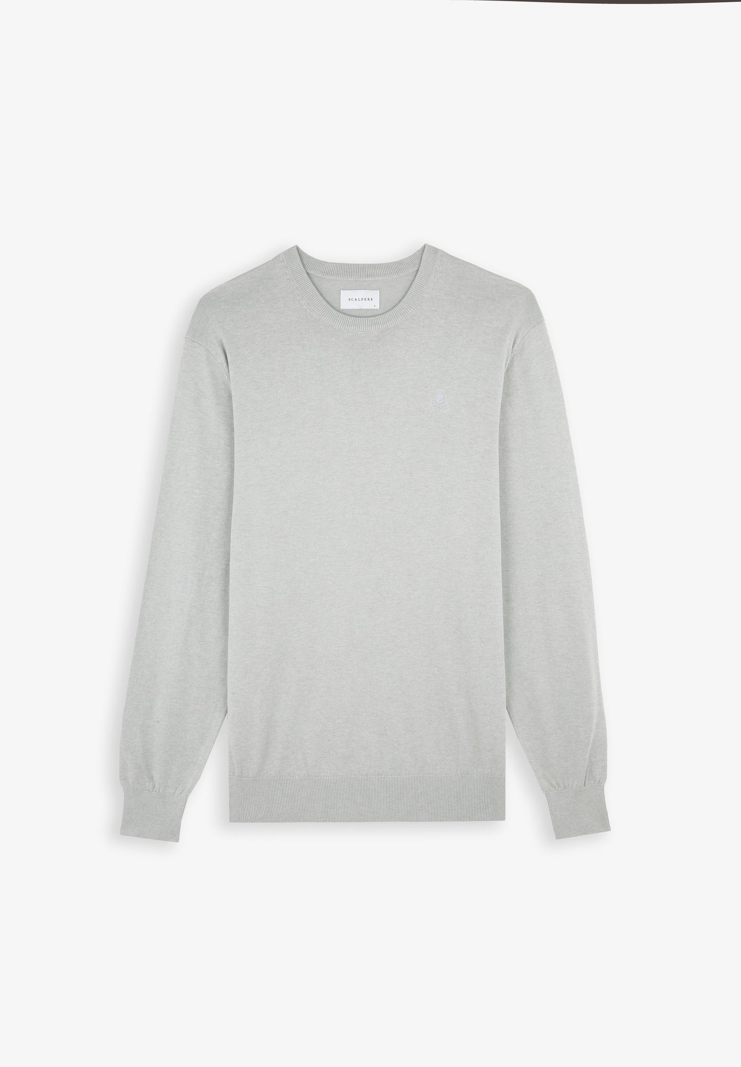 ROUND NECK SWEATER WITH SKULL