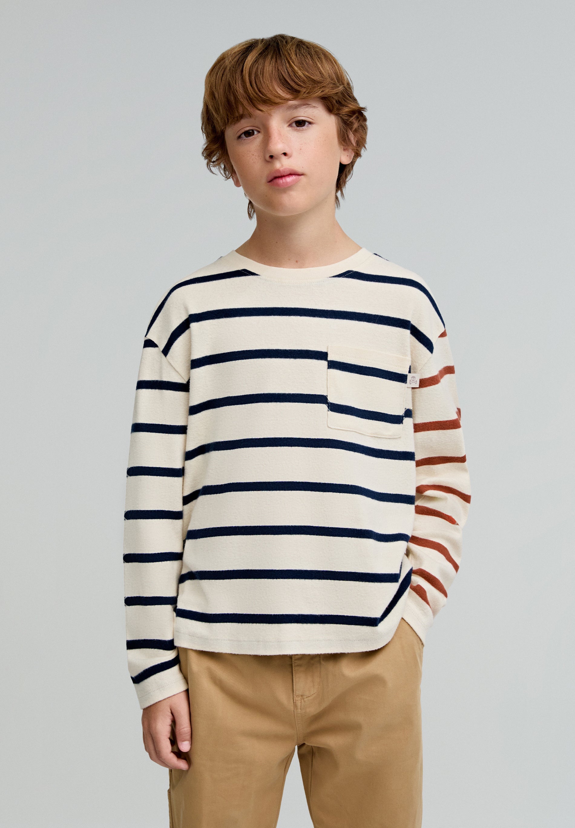 LONG SLEEVE STRIPED T-SHIRT