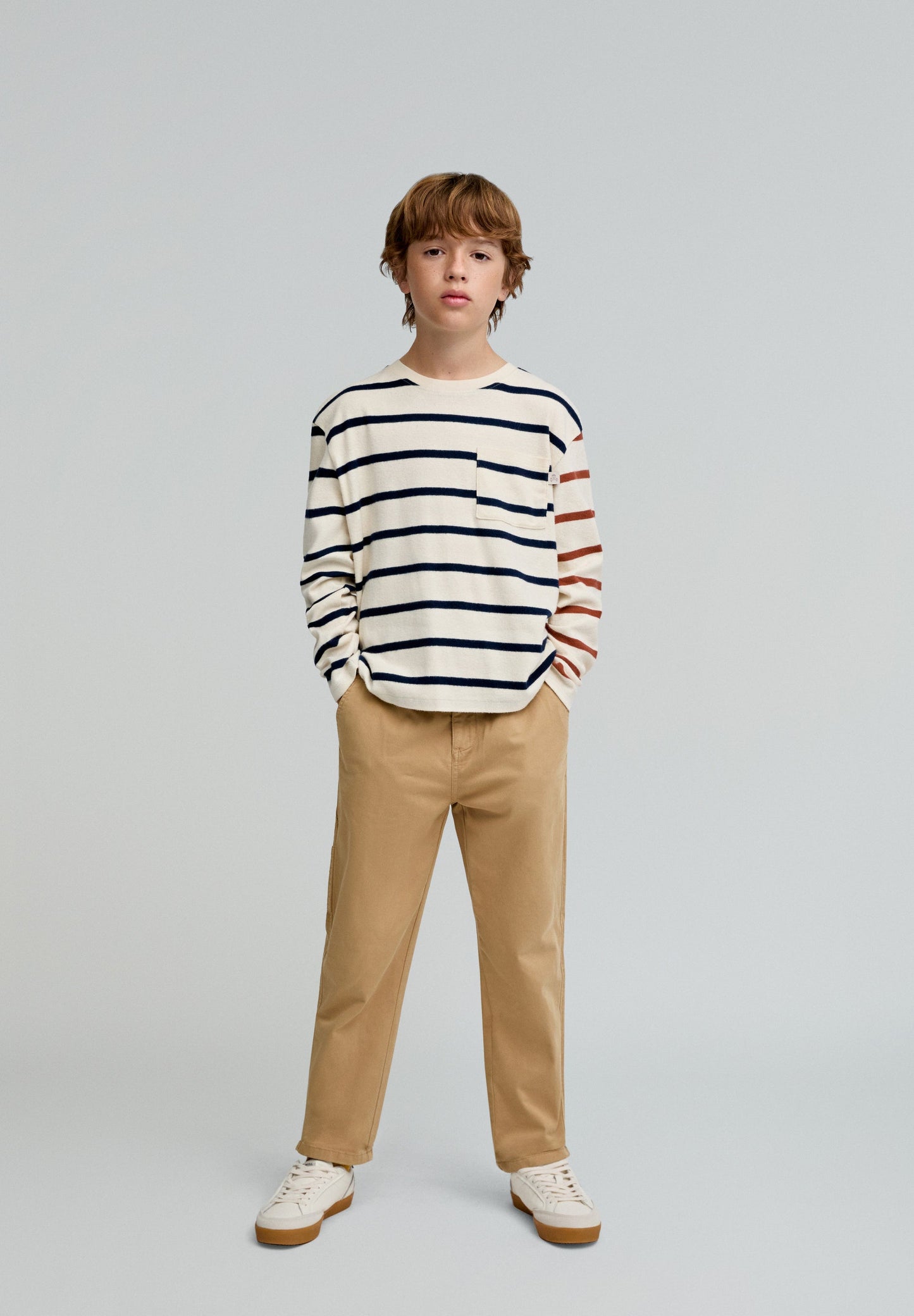 LONG SLEEVE STRIPED T-SHIRT