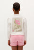EMBROIDERED PRINT SWEATSHIRT