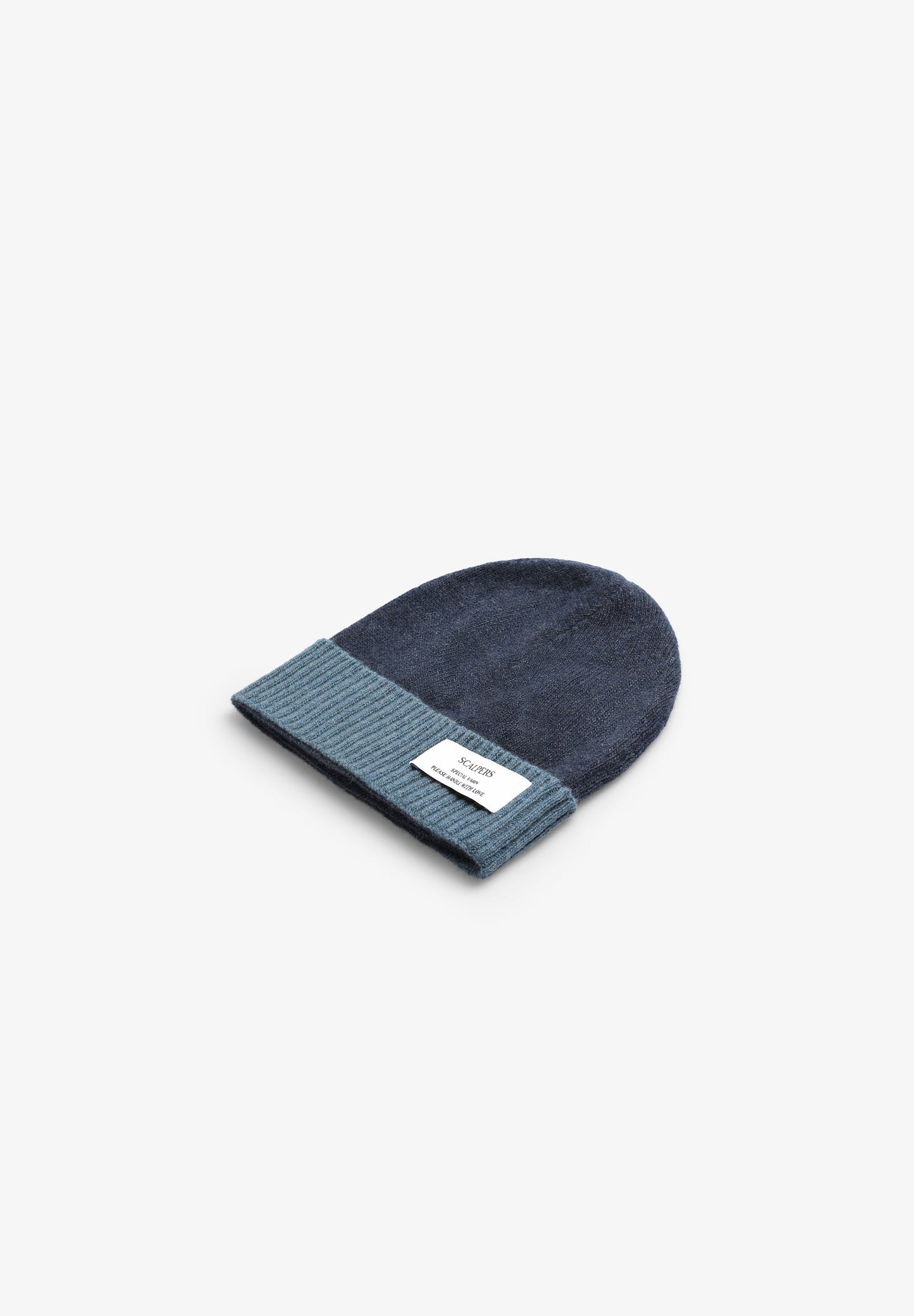 TWO-TONE KNIT HAT