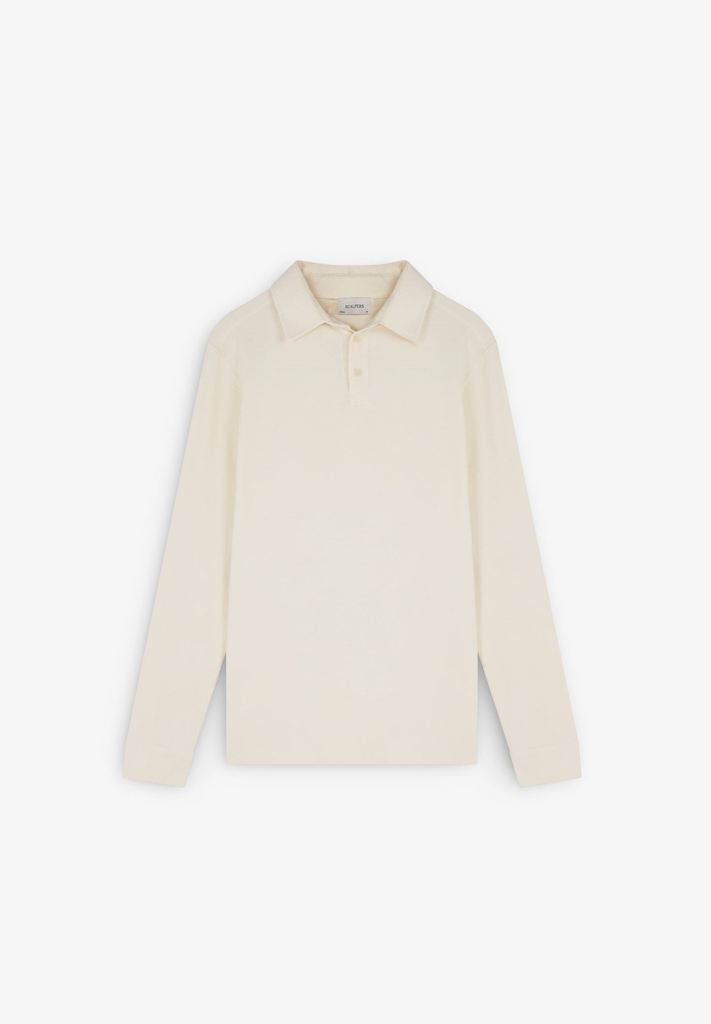 LONG SLEEVE COTTON POLO SHIRT