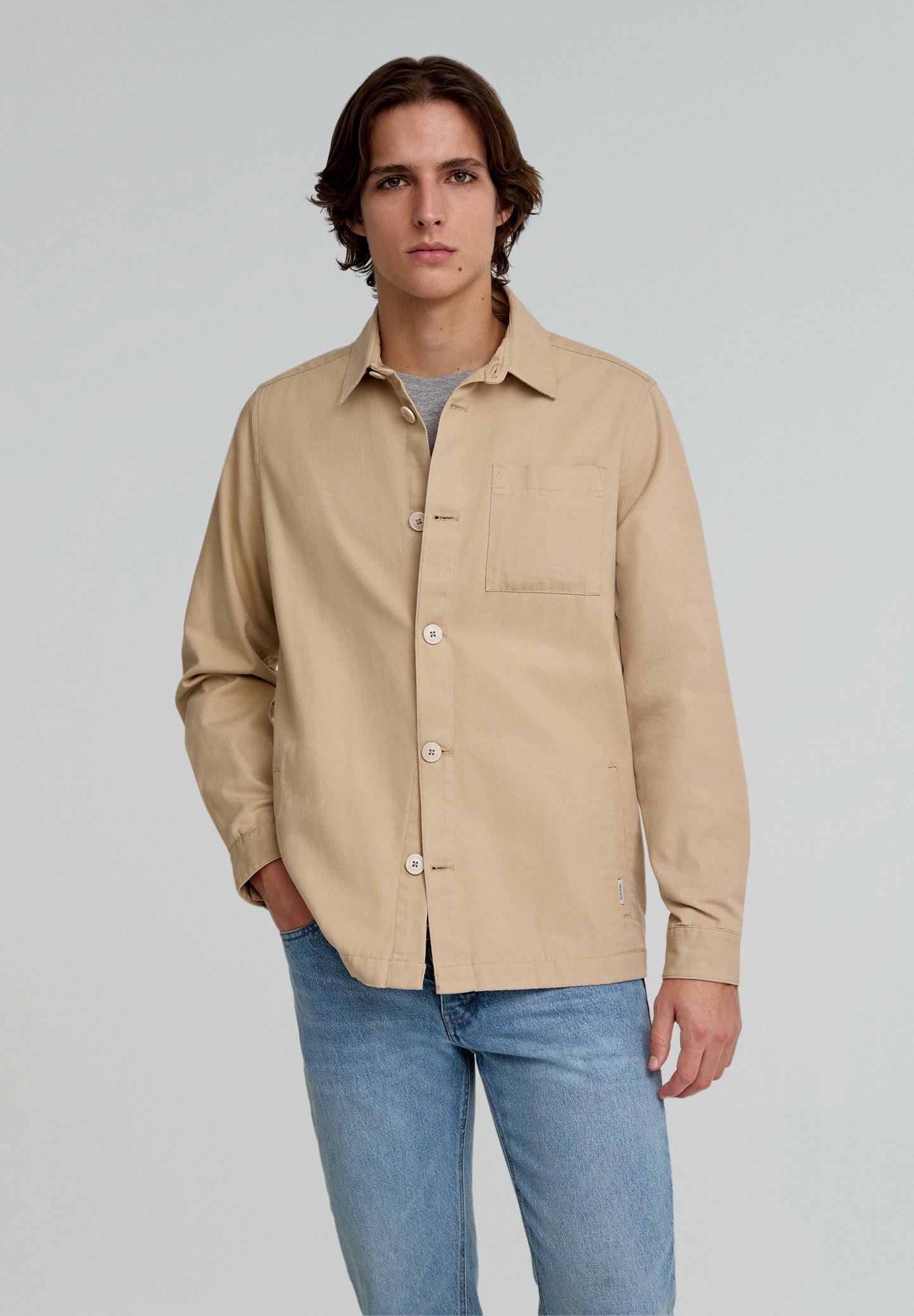 OVERSHIRT WITH SIDE POCKETS