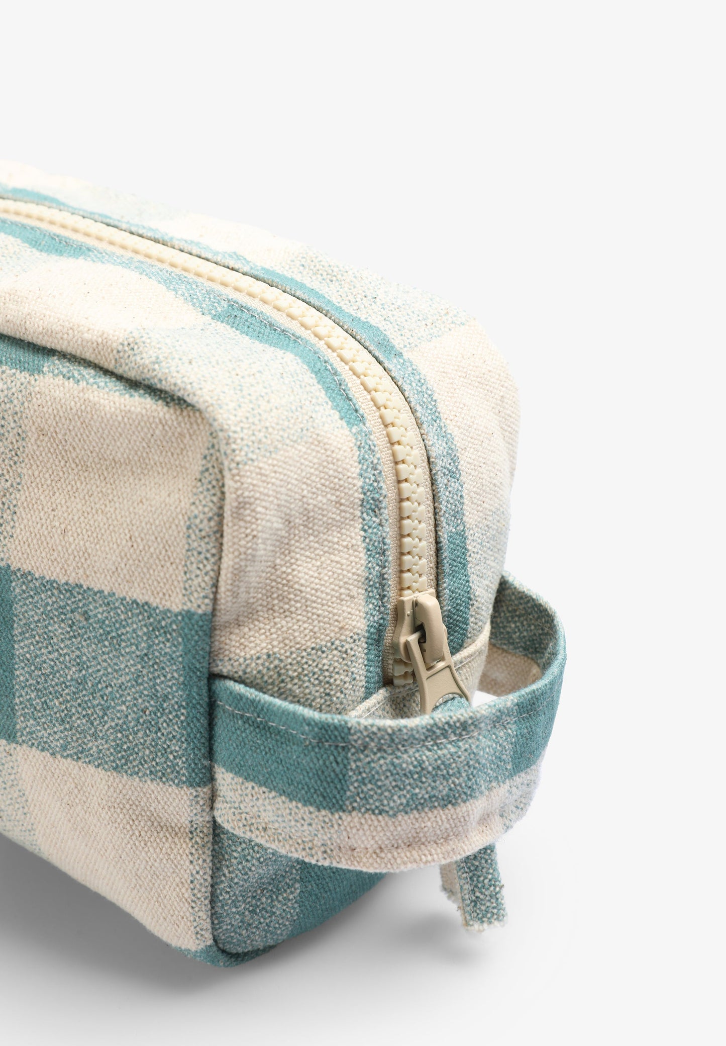CHECK TOILETRY BAG WITH STRAP