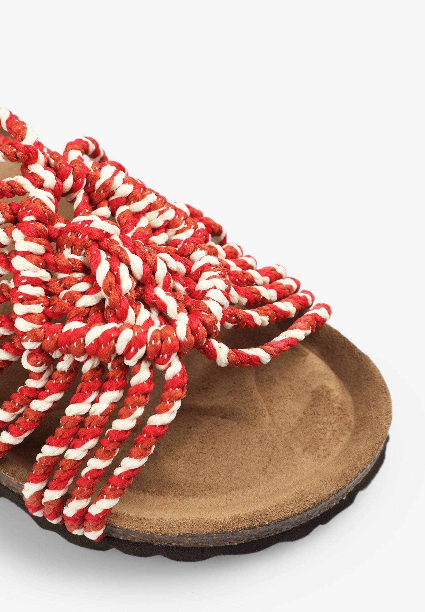 FLAT SANDALS WITH CORDS DETAIL