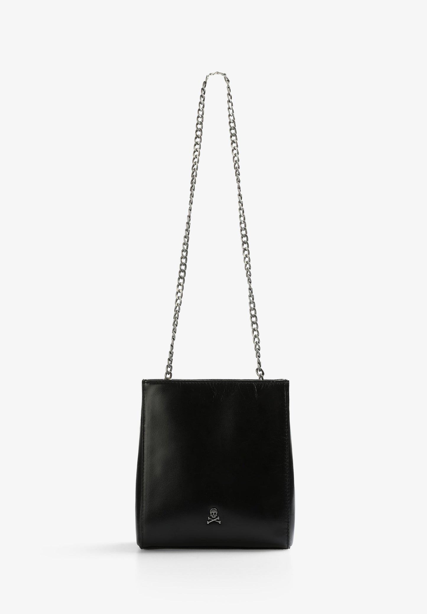 STUDDED LEATHER BUCKET BAG