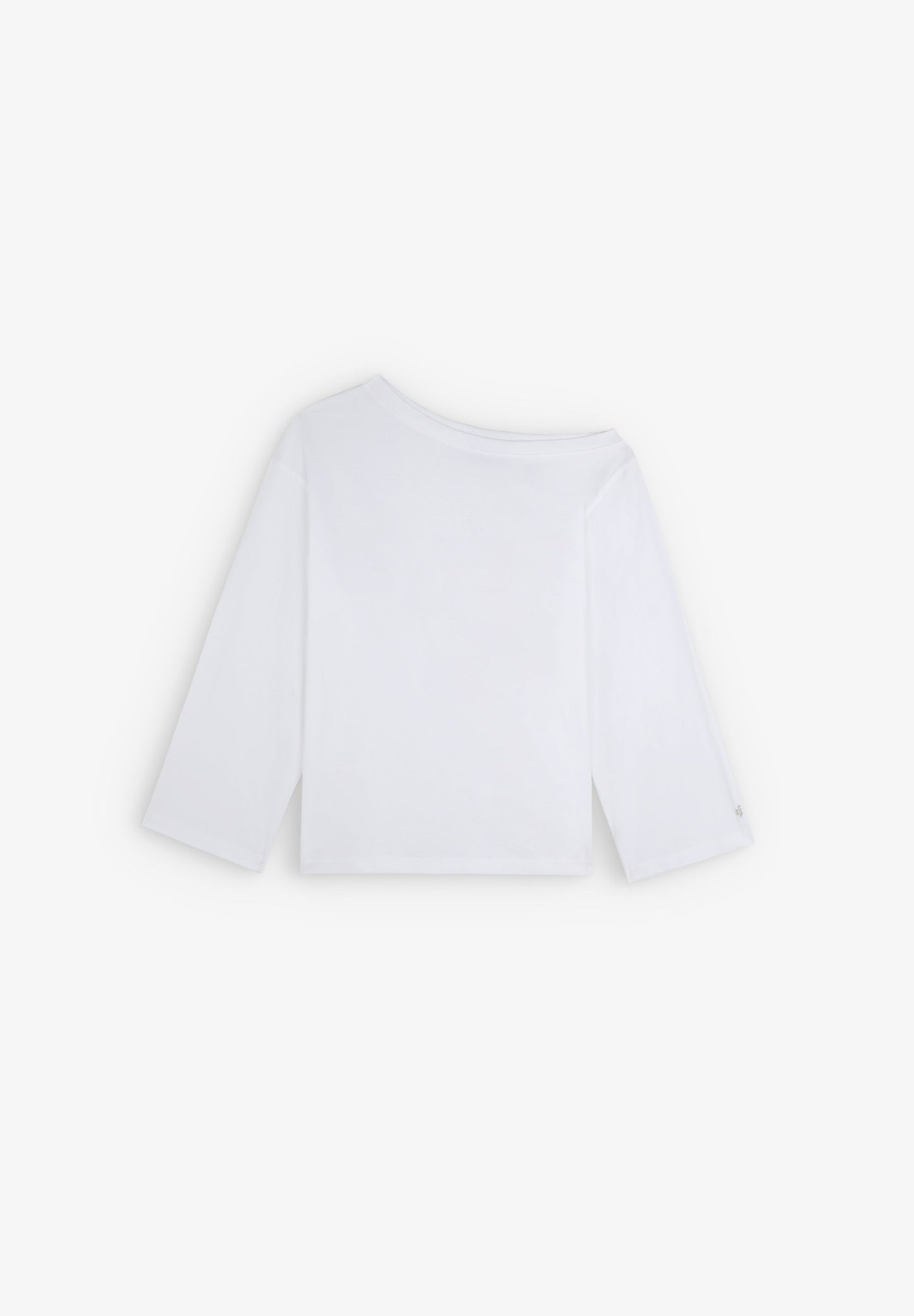 ASYMMETRIC NECKLINE T-SHIRT