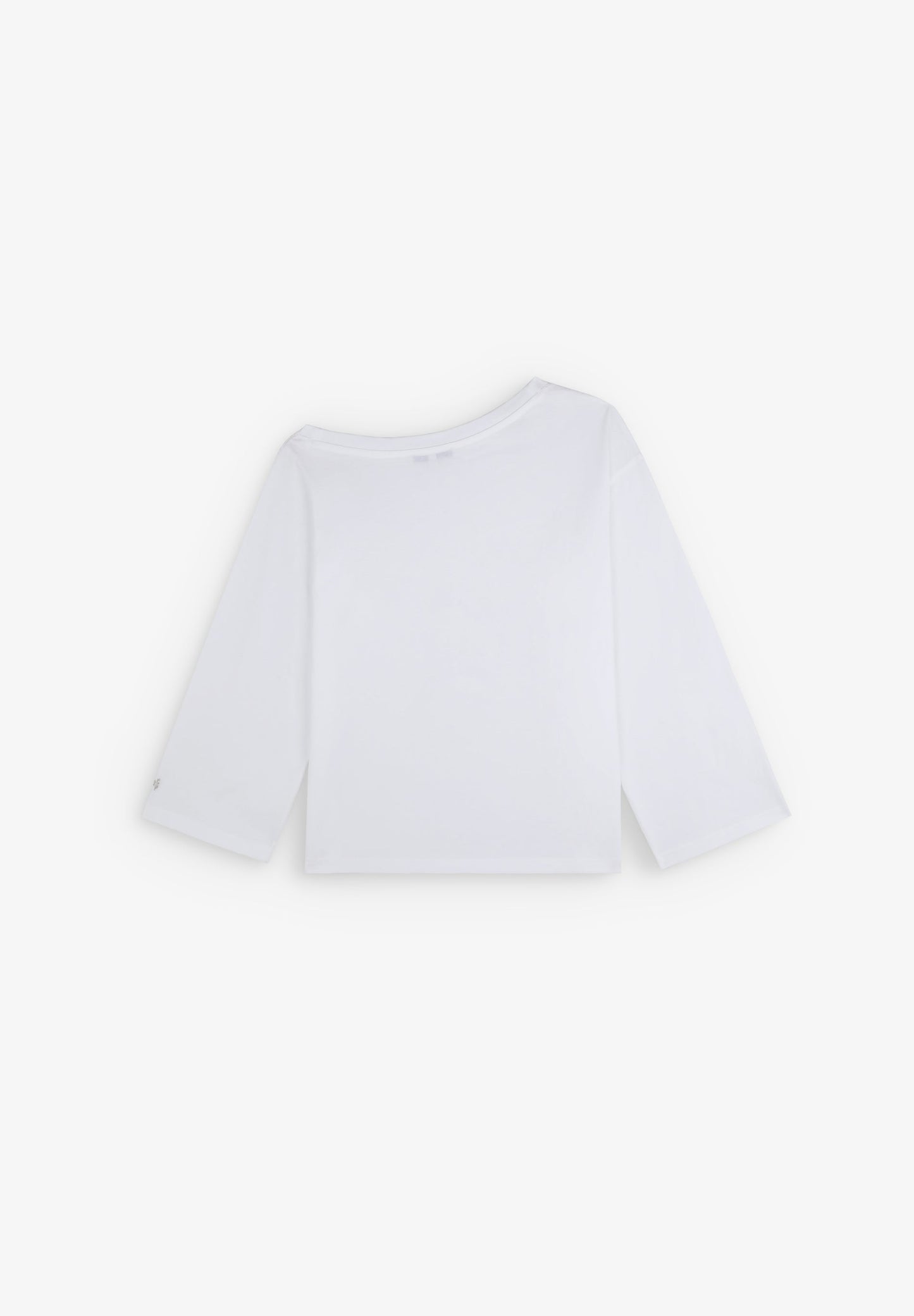 ASYMMETRIC NECKLINE T-SHIRT