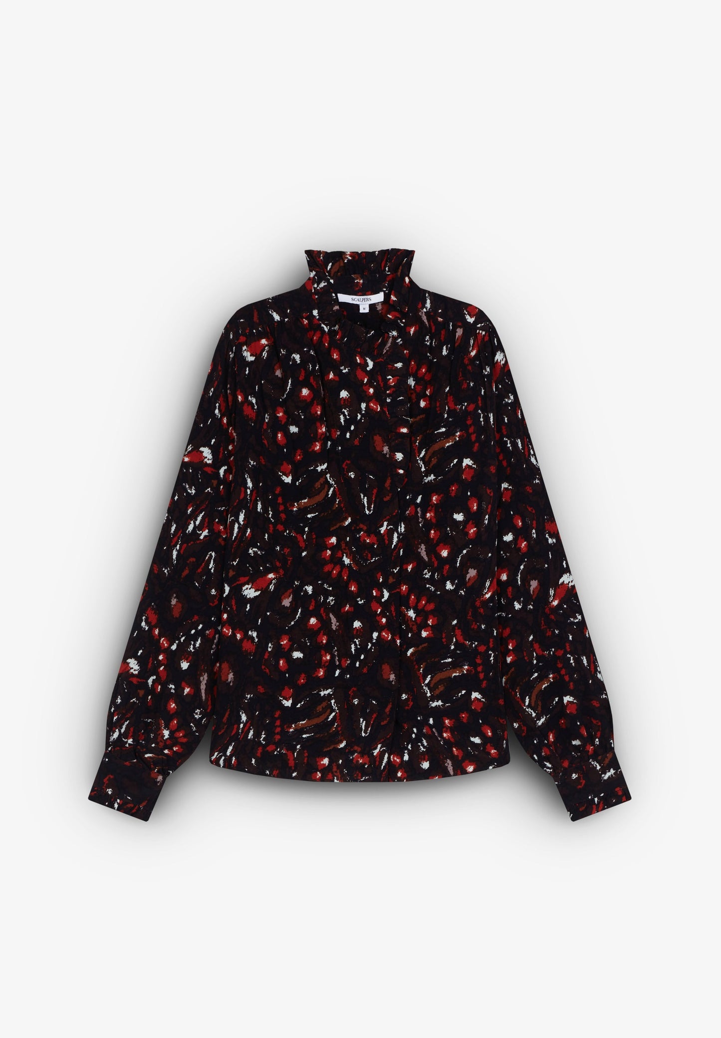 RUFFLE COLLAR BLOUSE