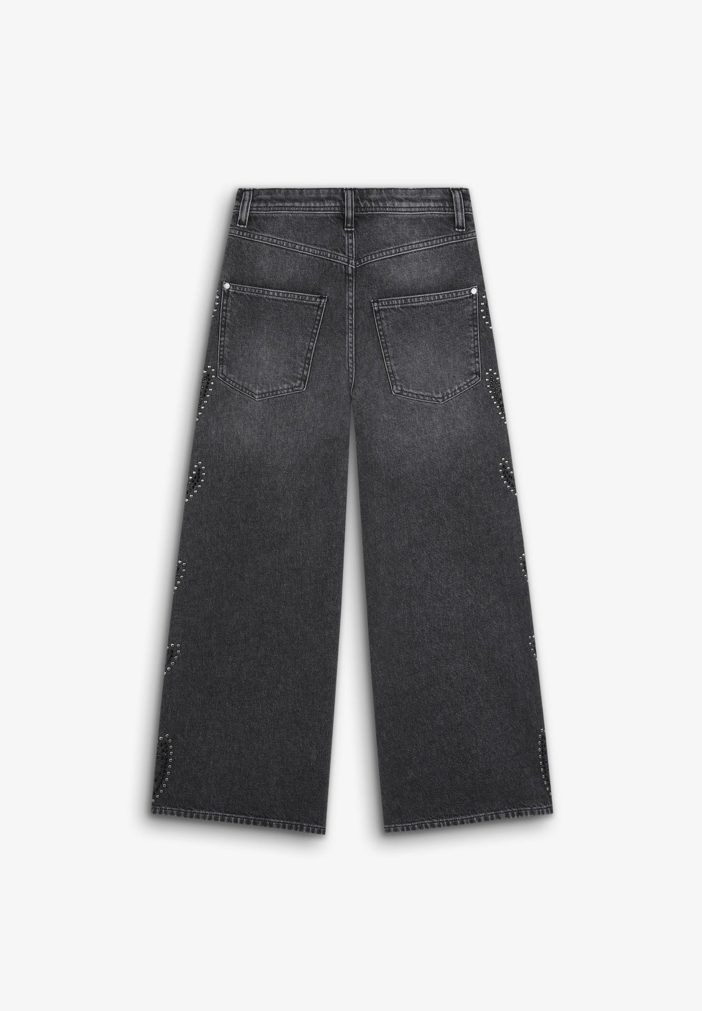 STUDS WAWES DENIM PANT