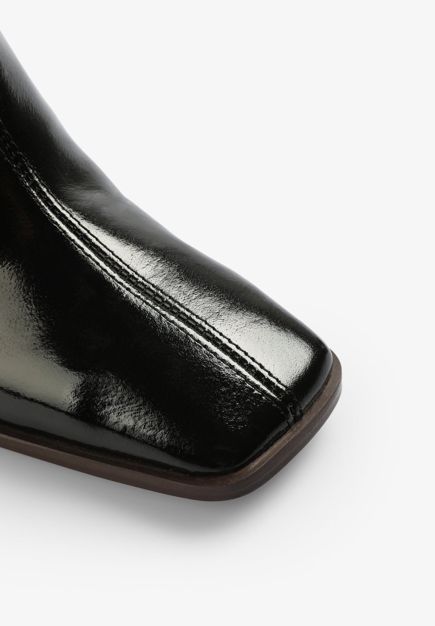 PATENT LEATHER ANKLE BOOTS