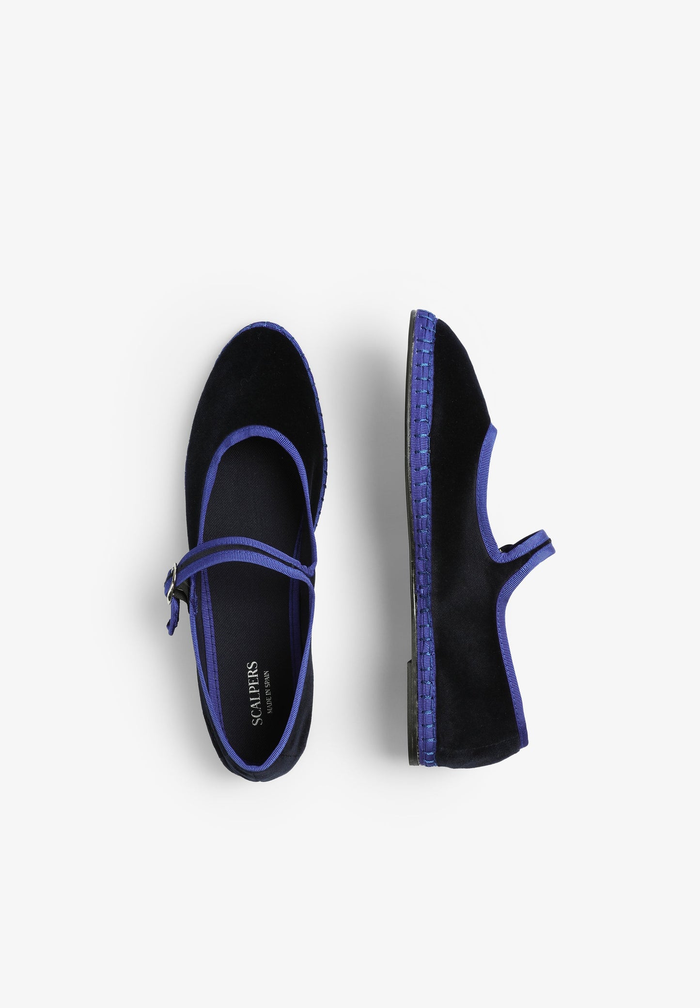 VELVET STRAP SLIPPER