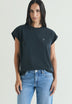 EMBROIDERED SKULL T-SHIRT