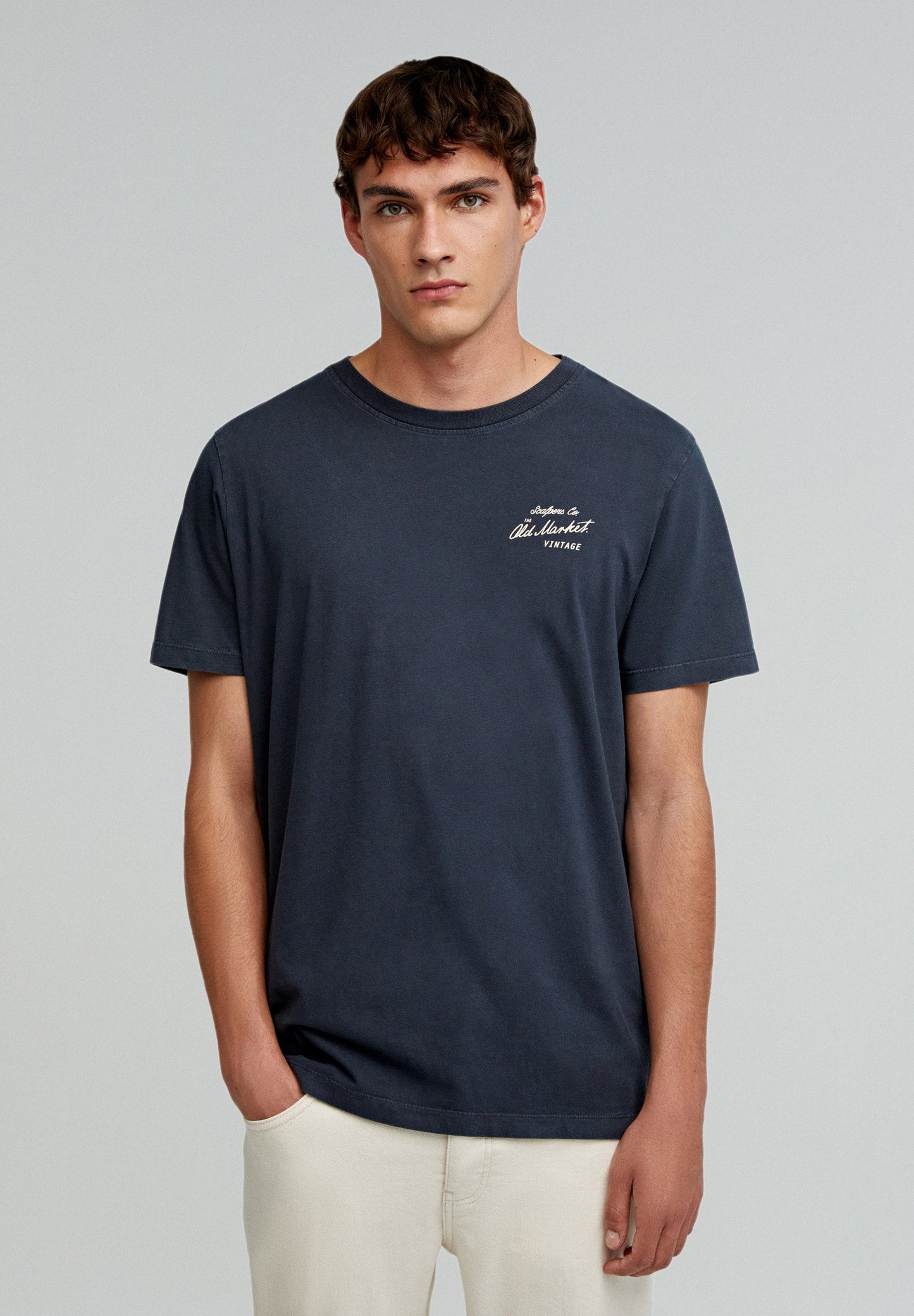 T-SHIRT WITH BACK TEXT