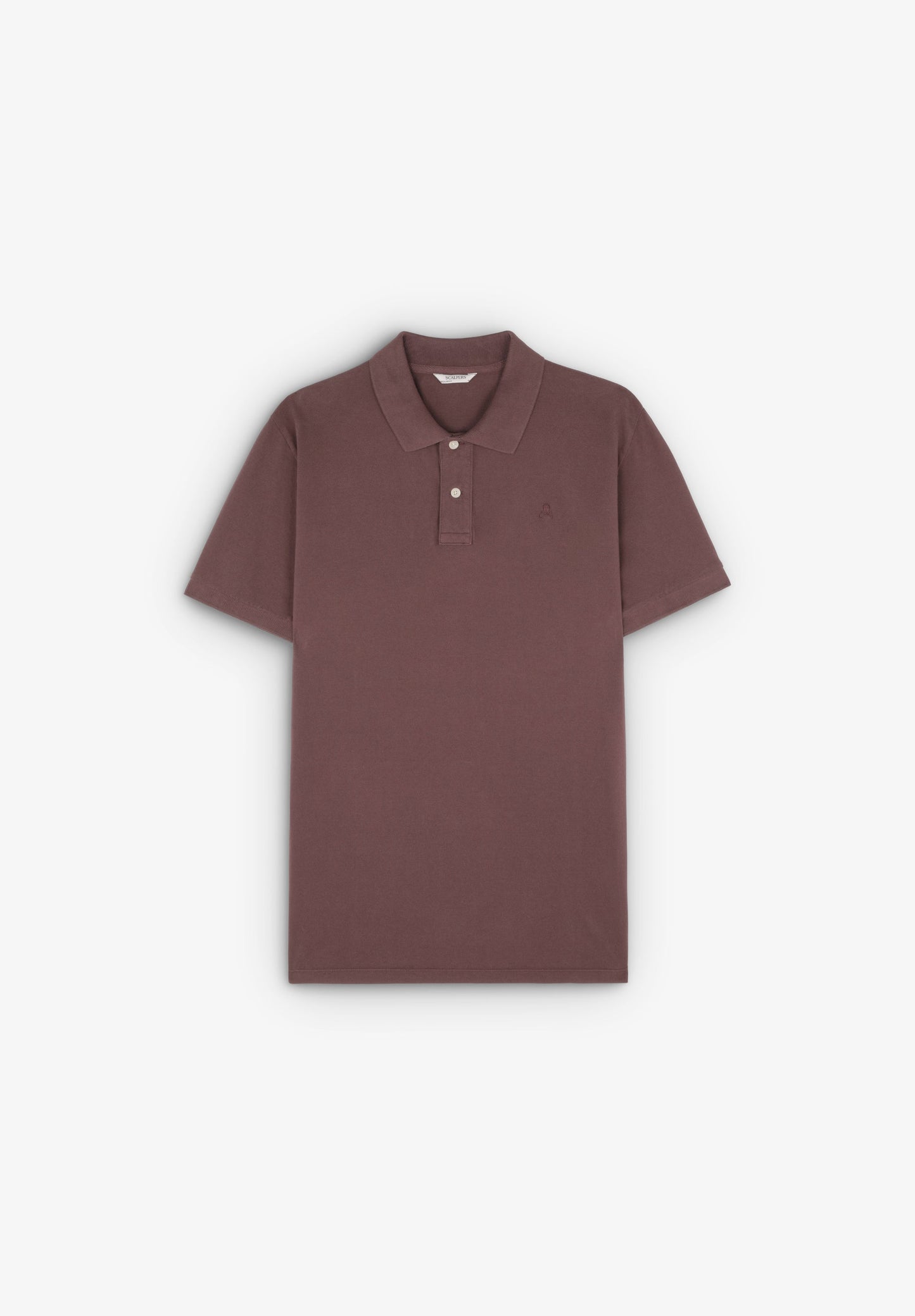 BASIC POLO SHIRT WITH SKULL DETAIL