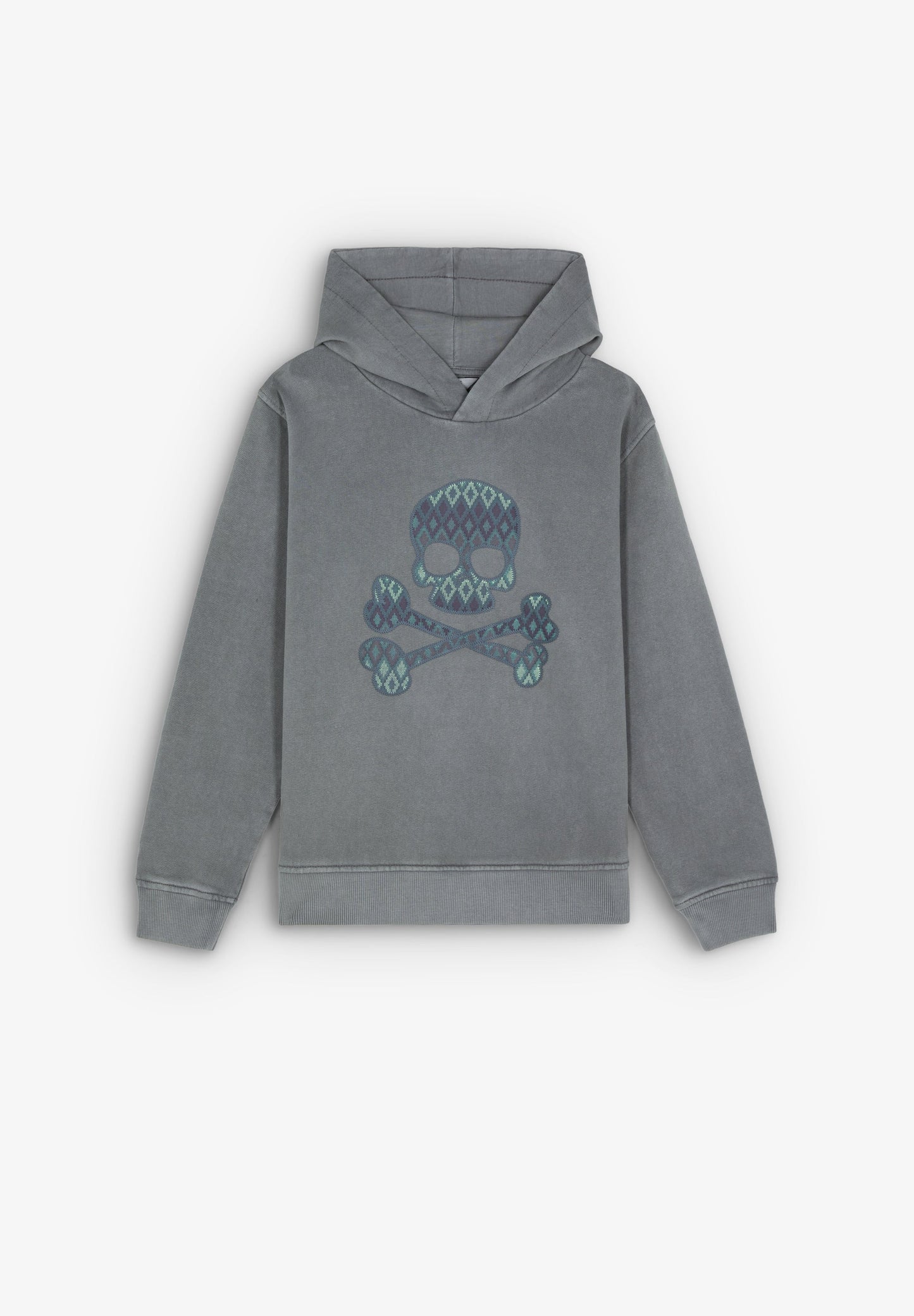 SWEATSHIRT WITH KILIM SKULL