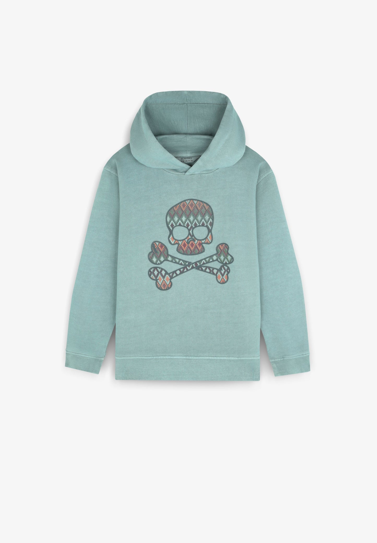 SWEATSHIRT WITH KILIM SKULL