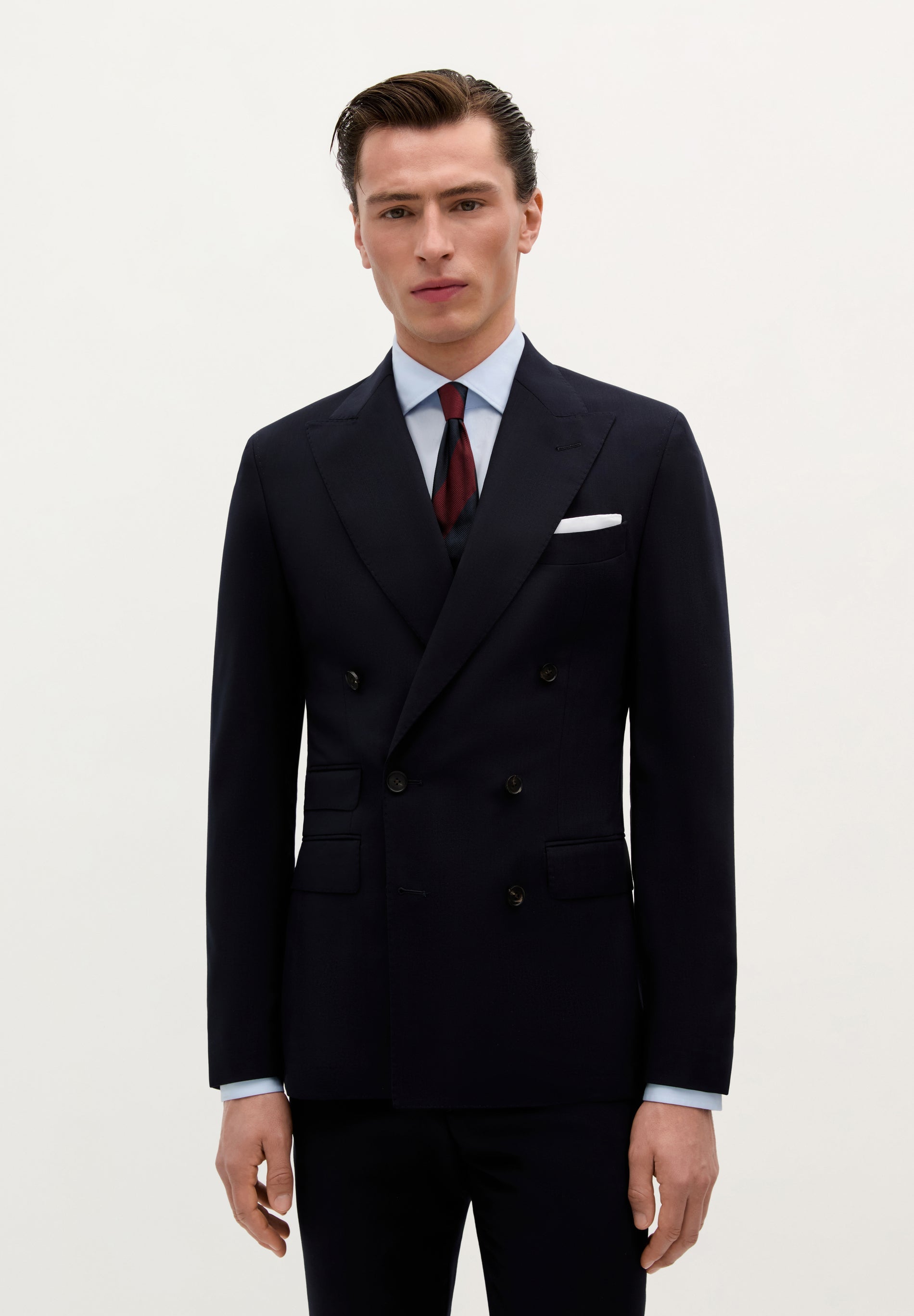 MARZOTTO COLD WOOL DOUBLE BREASTED BLAZER – Scalpers ROW