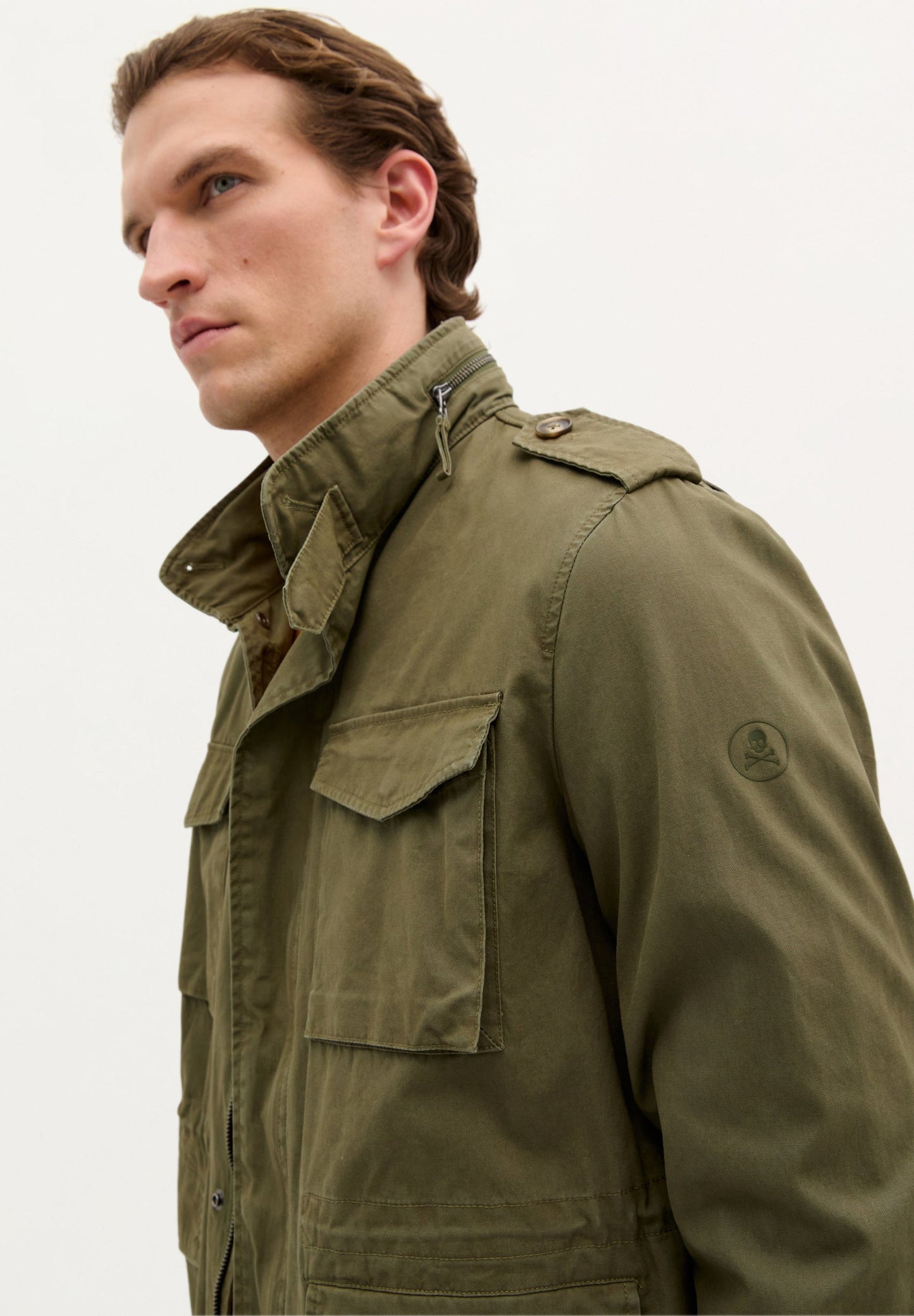 MILITARY JACKET WITH POCKETS