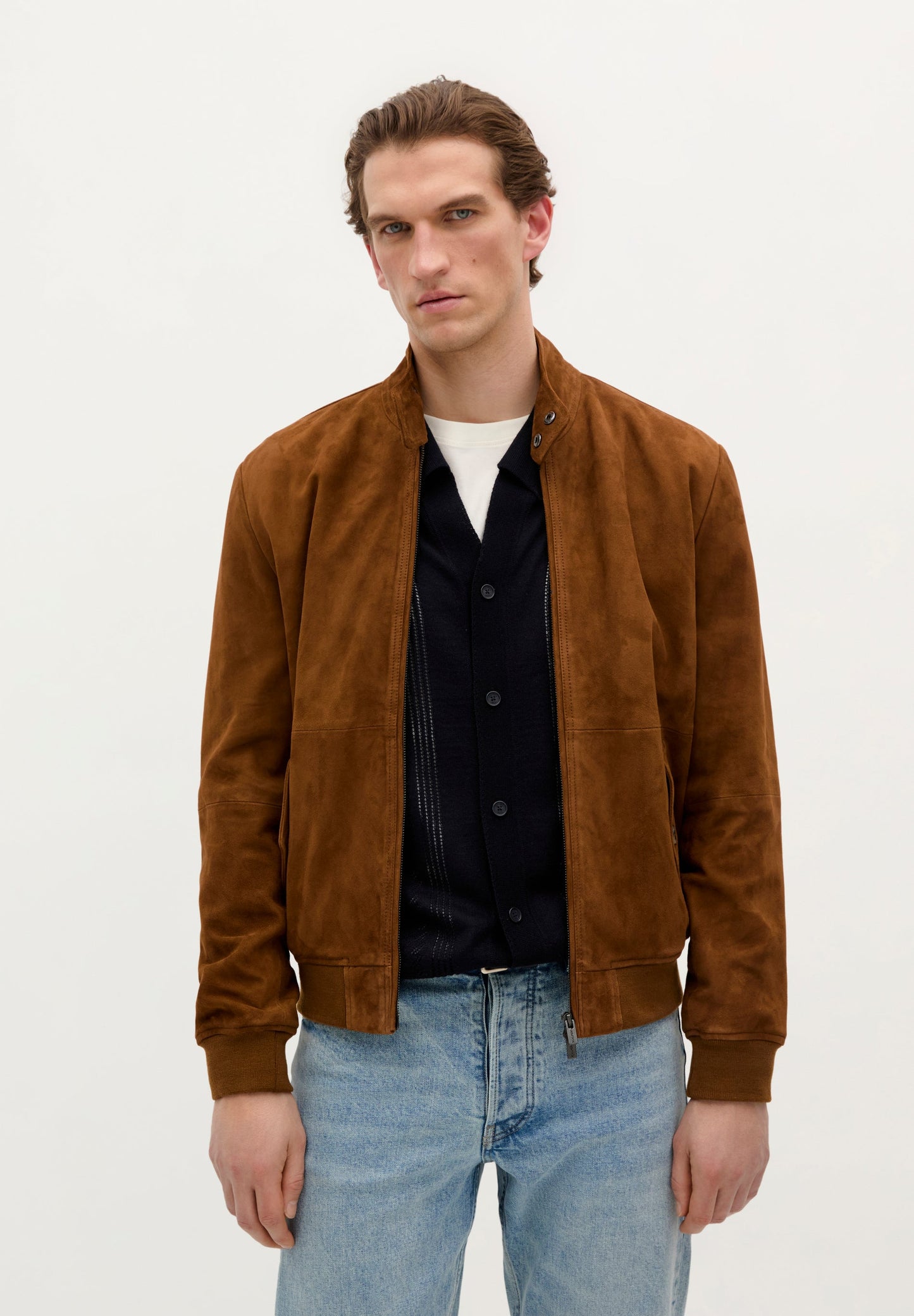 SUEDE BOMBER JACKET