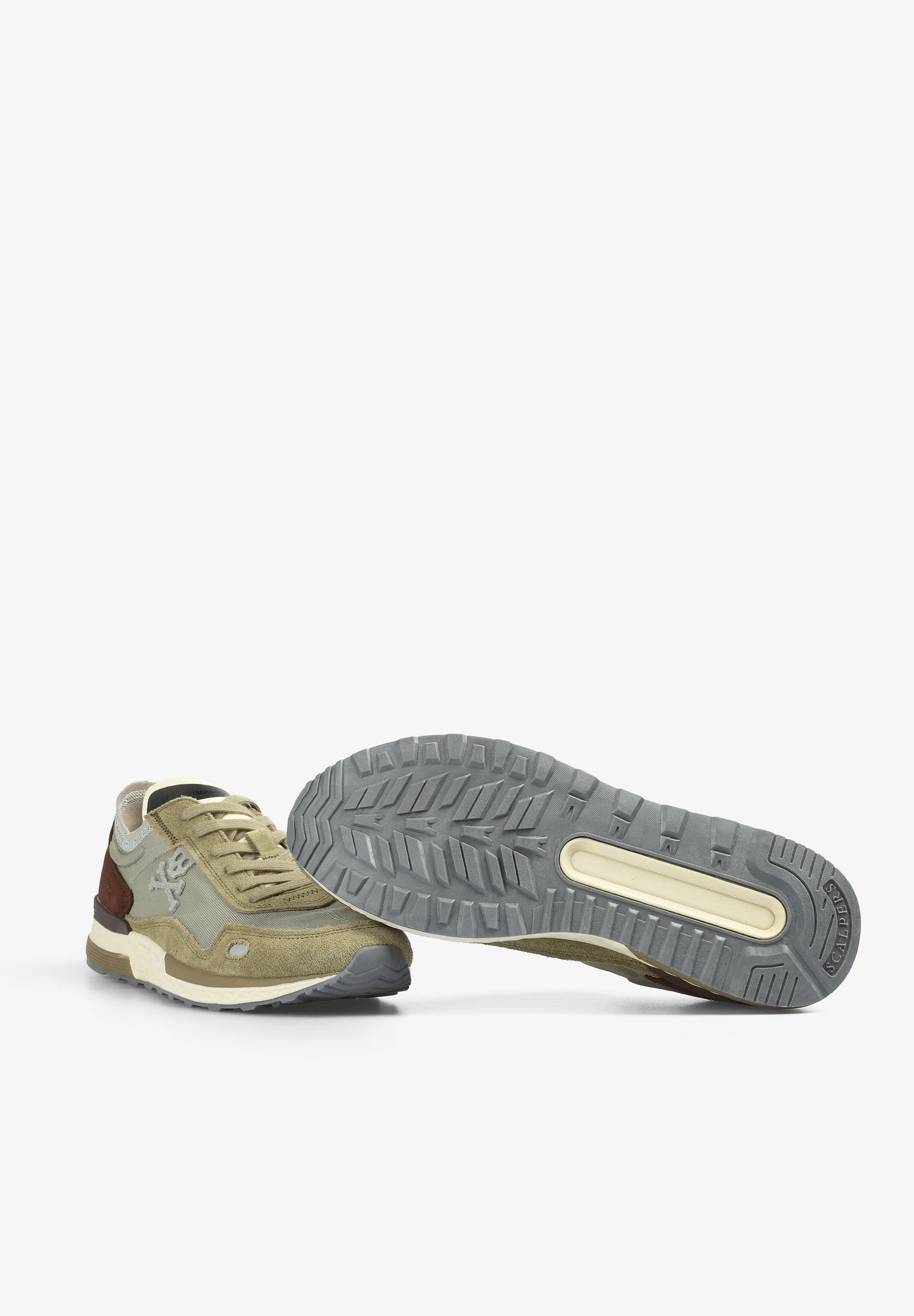 SKULL SNEAKERS WITH CONTRAST DETAIL