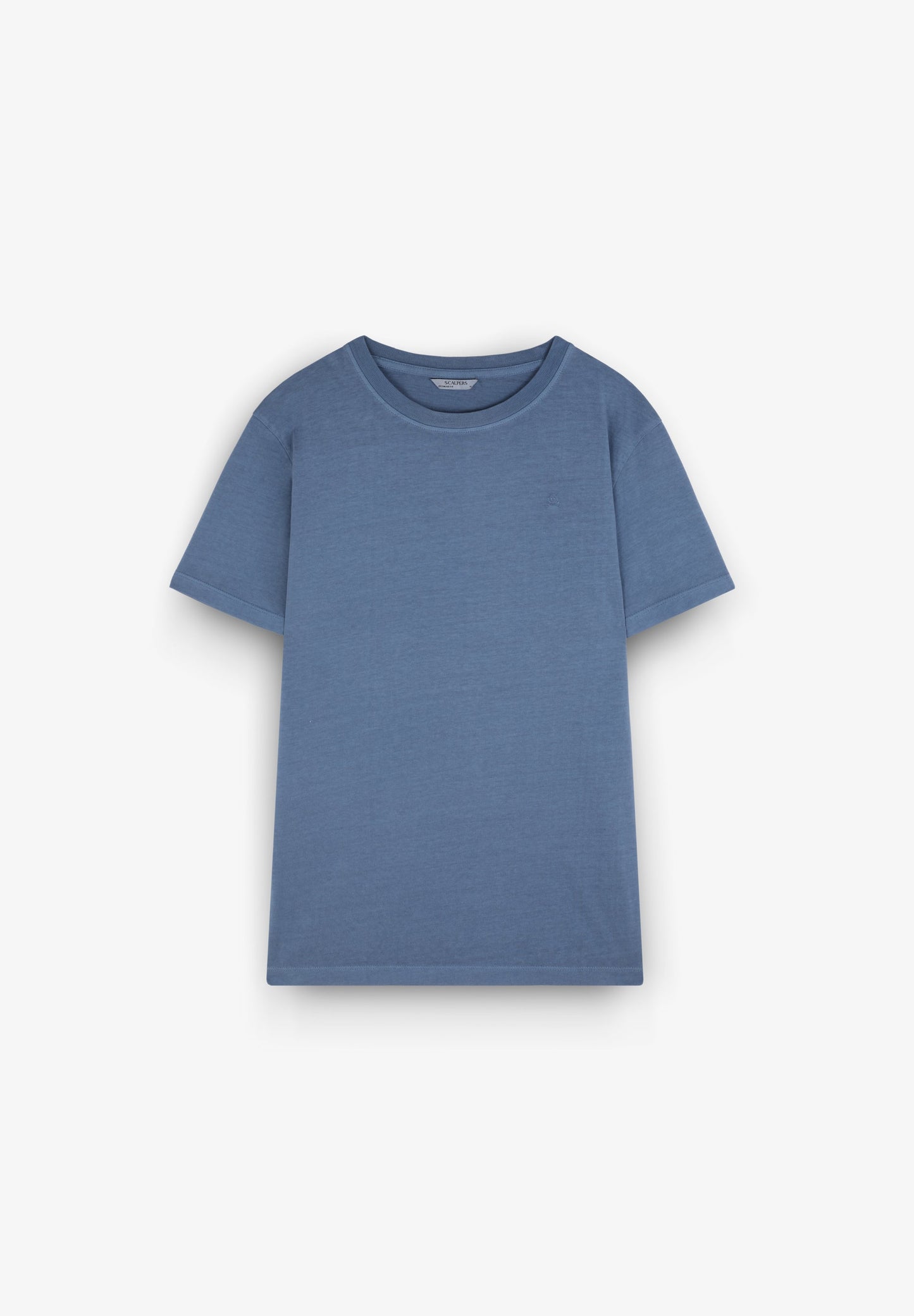 T-SHIRT WITH MATCHING EMBROIDERED SKULL