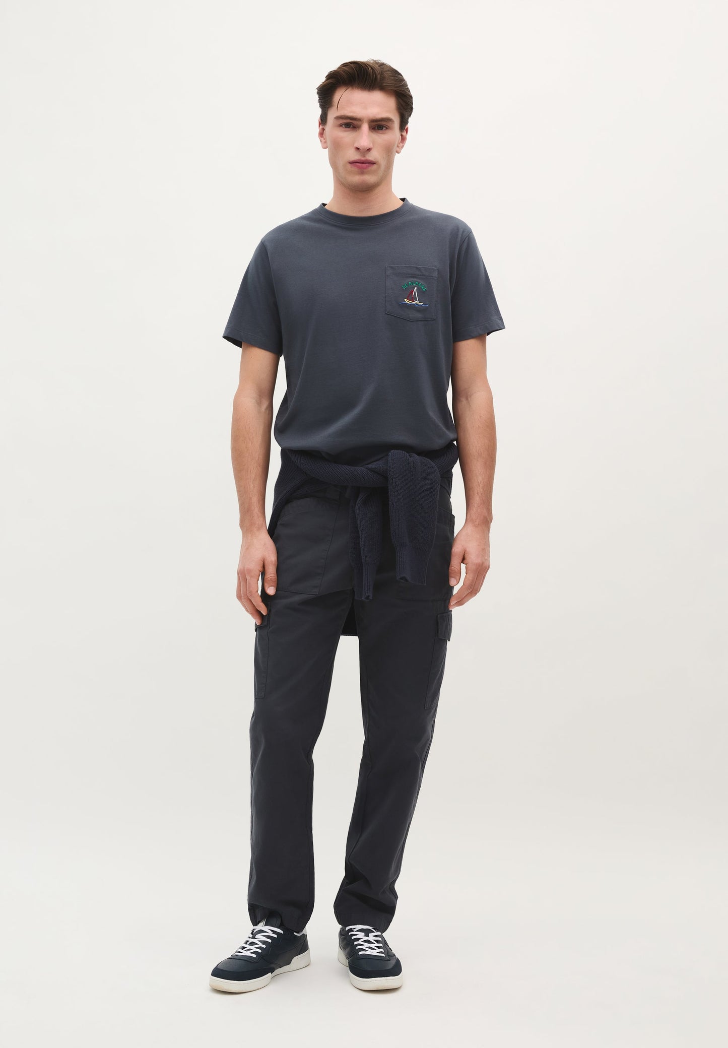 EMBROIDERED POCKET T-SHIRT