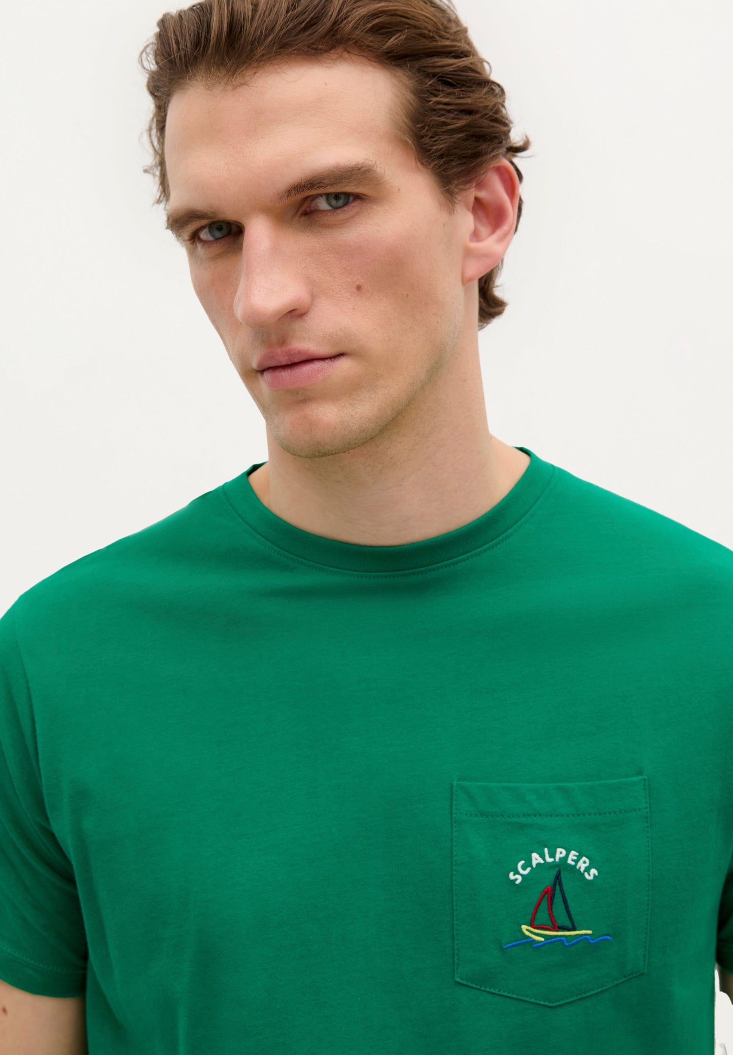 EMBROIDERED POCKET T-SHIRT