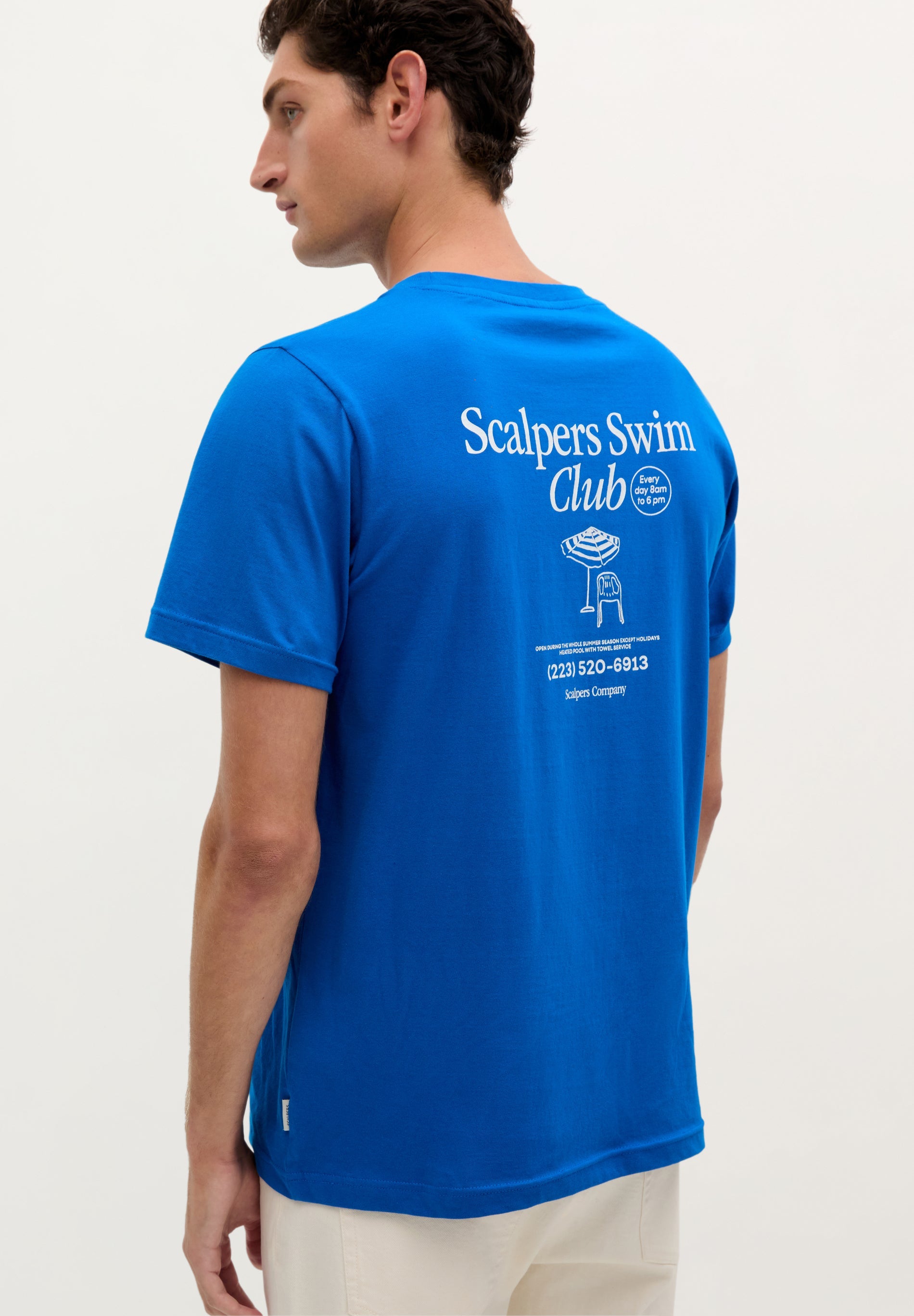T-SHIRT WITH CLUB PRINT ON THE BACK
