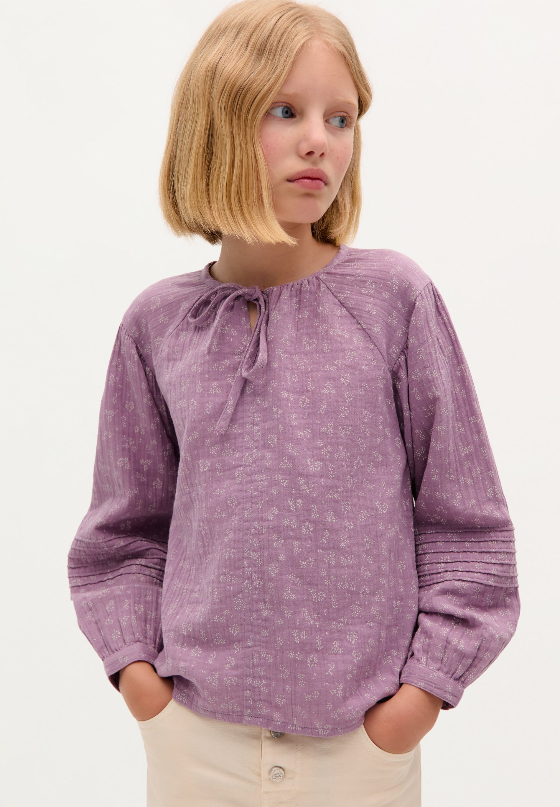 FLORAL PRINT BLOUSE