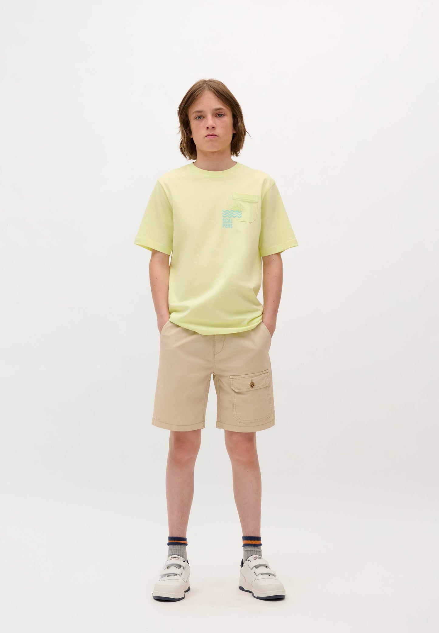 SC SUNSET POCKET KIDS’ T-SHIRT