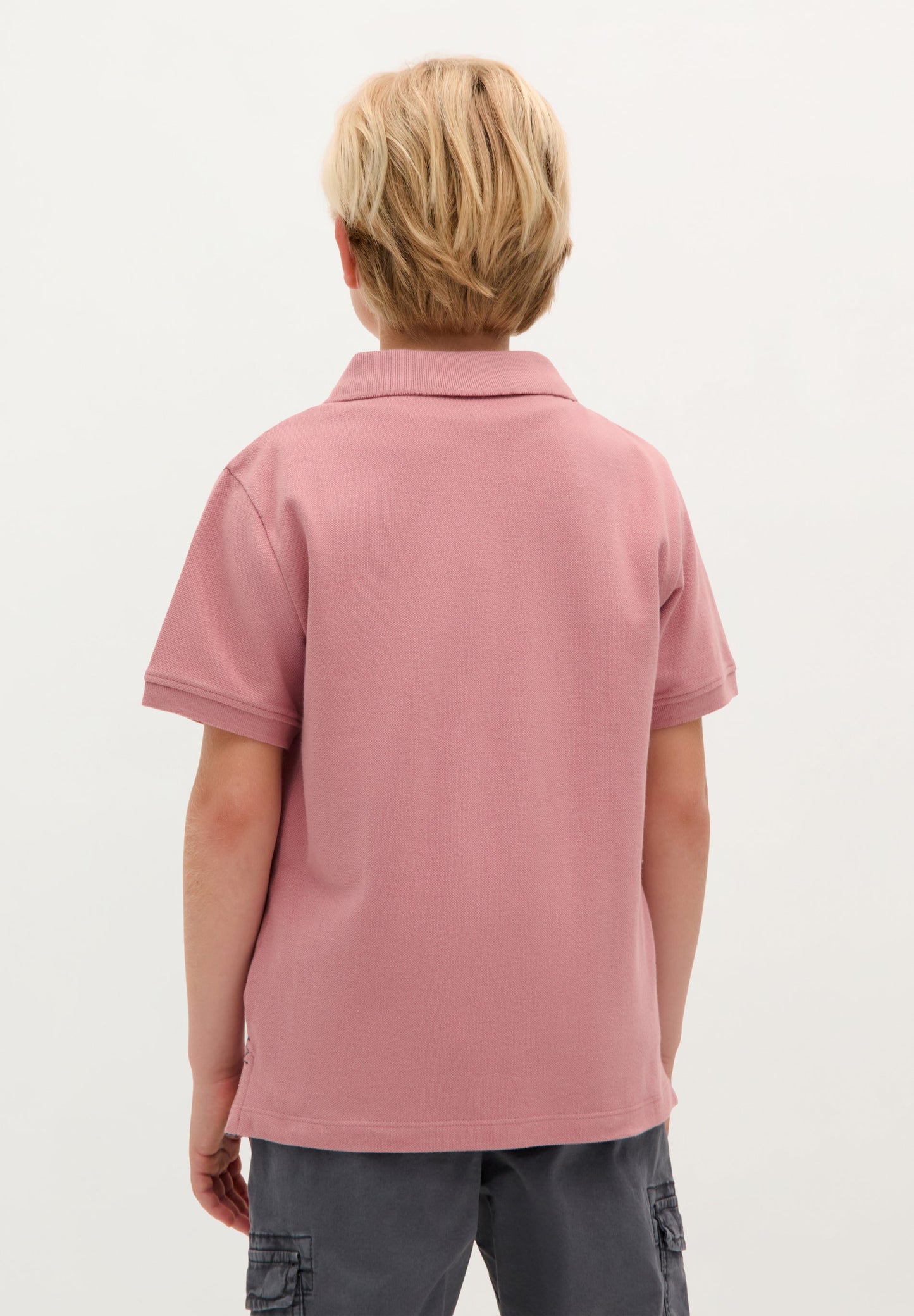 BASIC POLO SHIRT WITH SKULL DETAIL