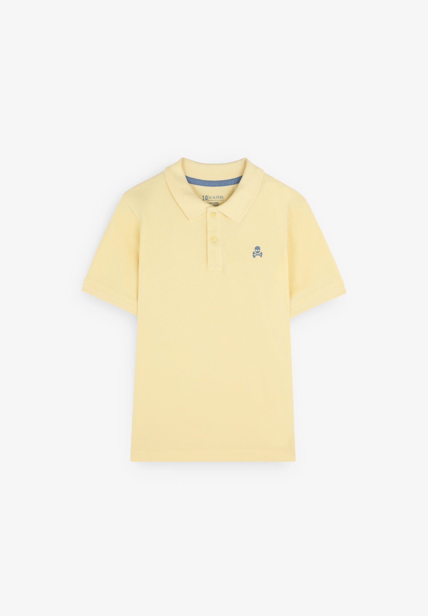 BASIC POLO SHIRT WITH SKULL DETAIL