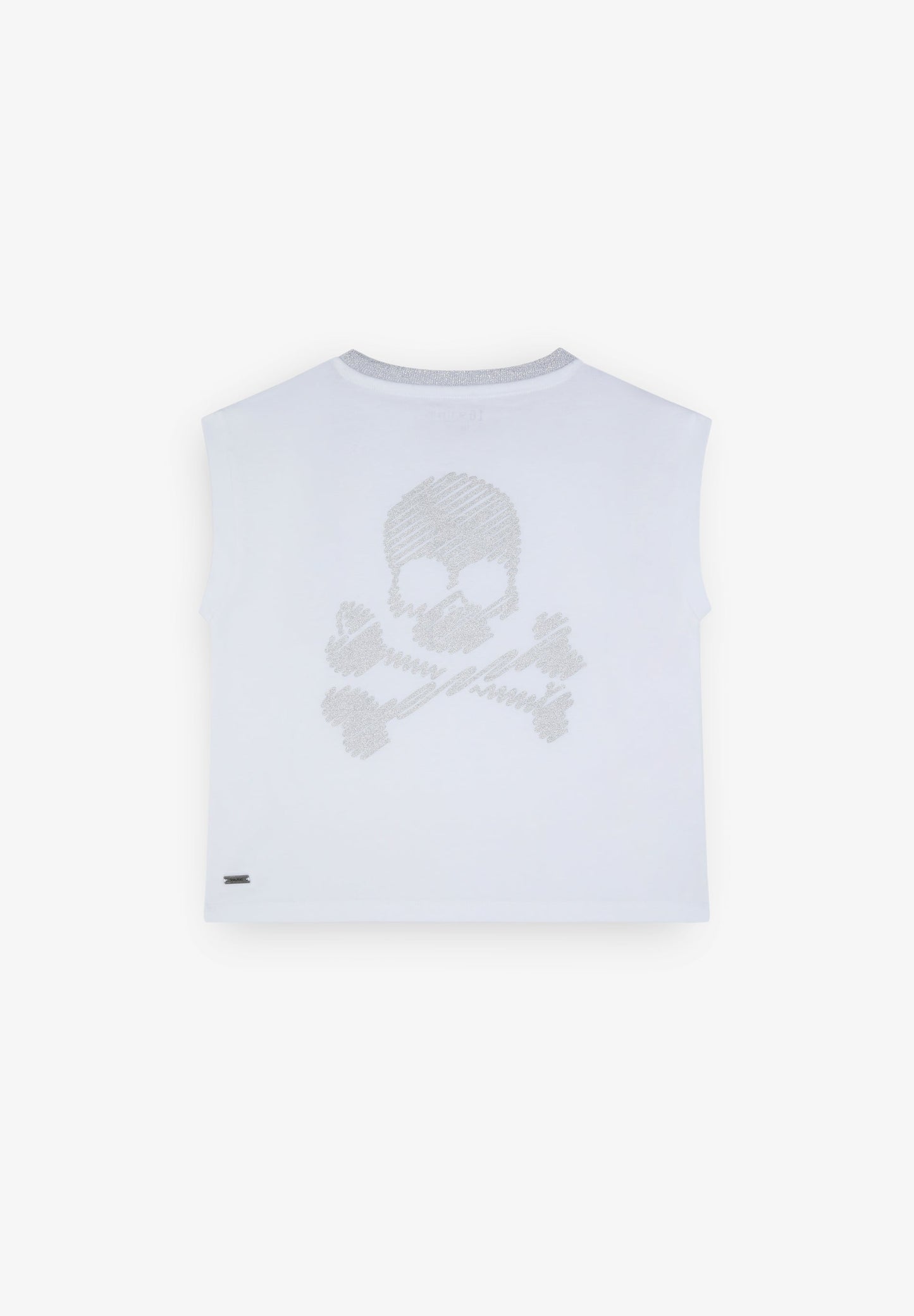 SCGLITTER SKULL TEE GIRLS