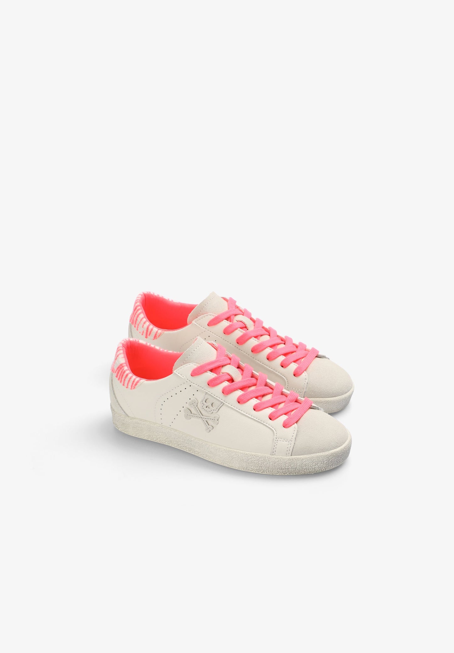 PINK SNEAKERS WITH DETAIL