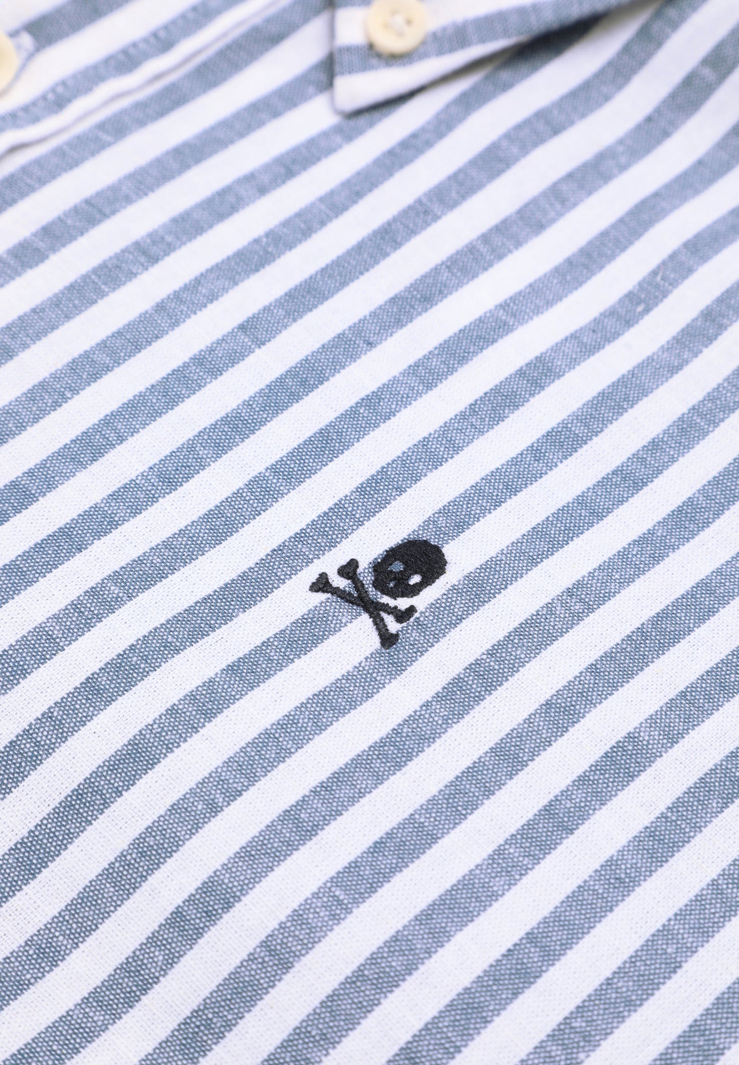 STRIPE SHIRT WITH BUTTON-DOWN COLLAR