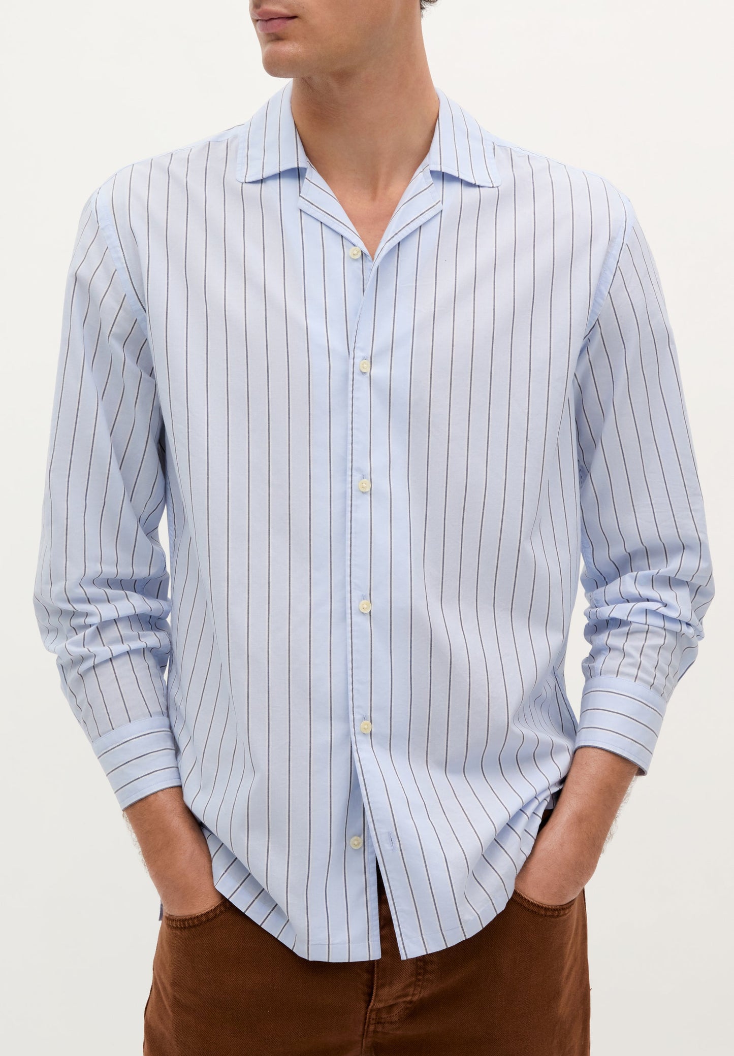 STRIPED 100% COTTON SHIRT