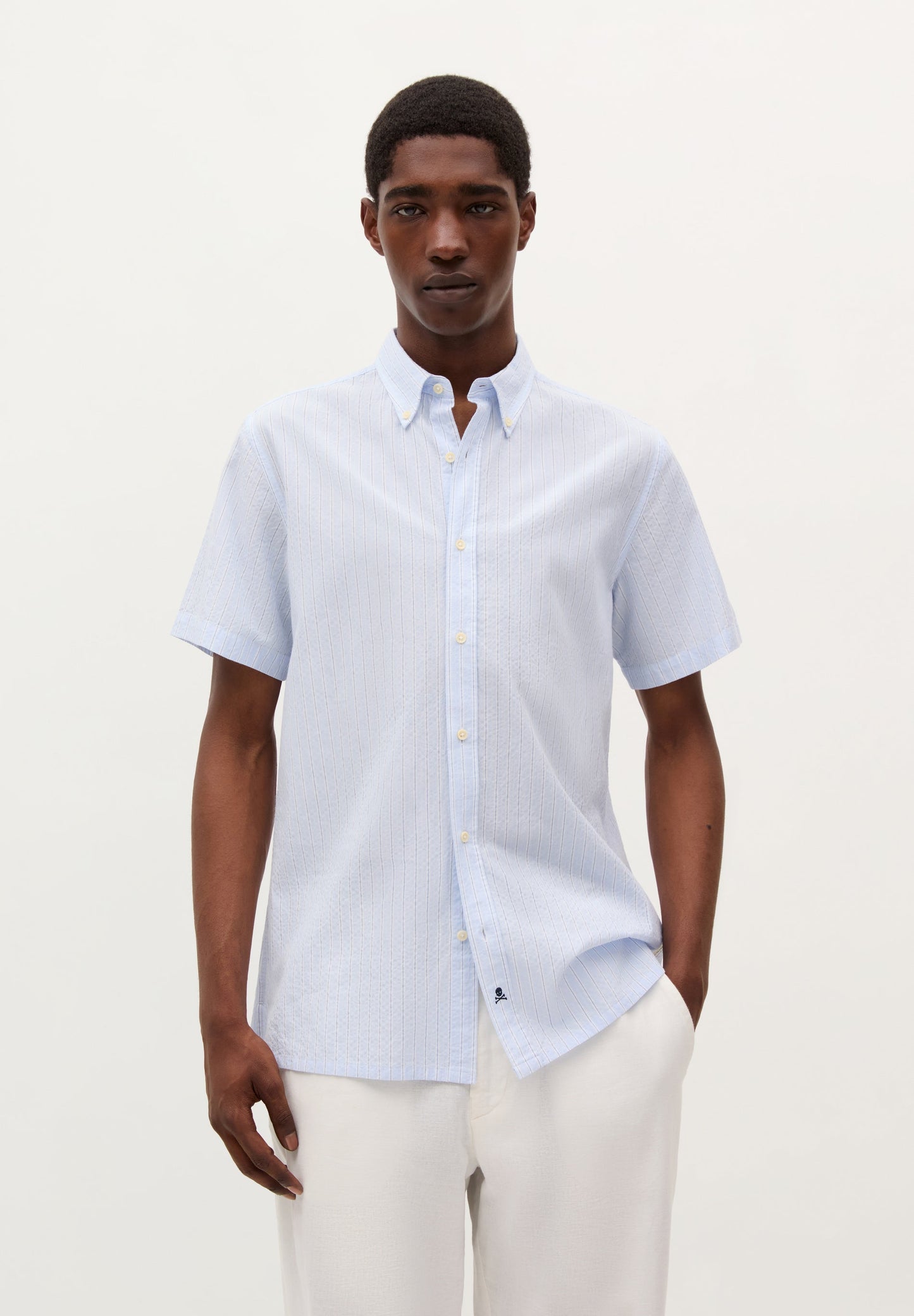 SCSEERSUCKER RESORT BD SHIRT