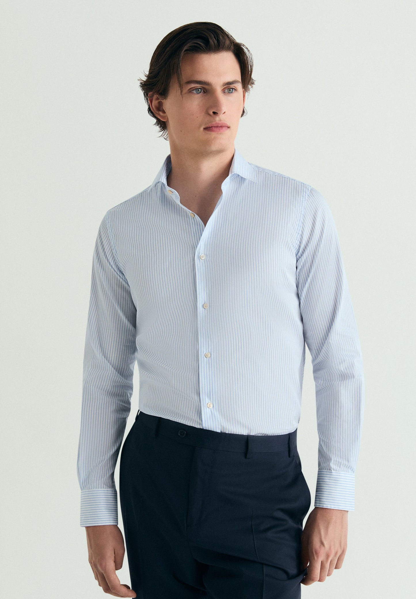 PREMIUM MICRO STRIPE DRESS SHIRT