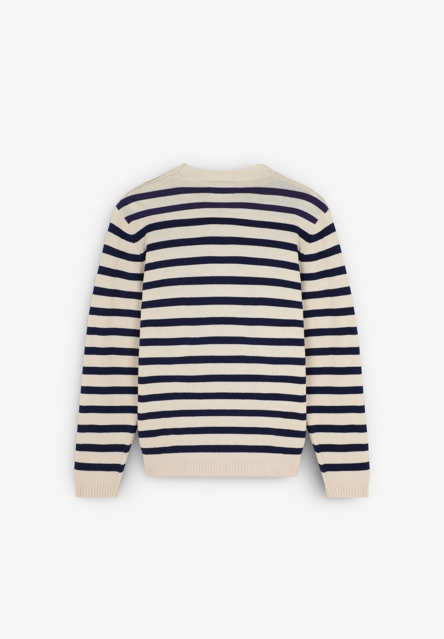 STRIPE KNIT SWEATER WITH BUTTONS