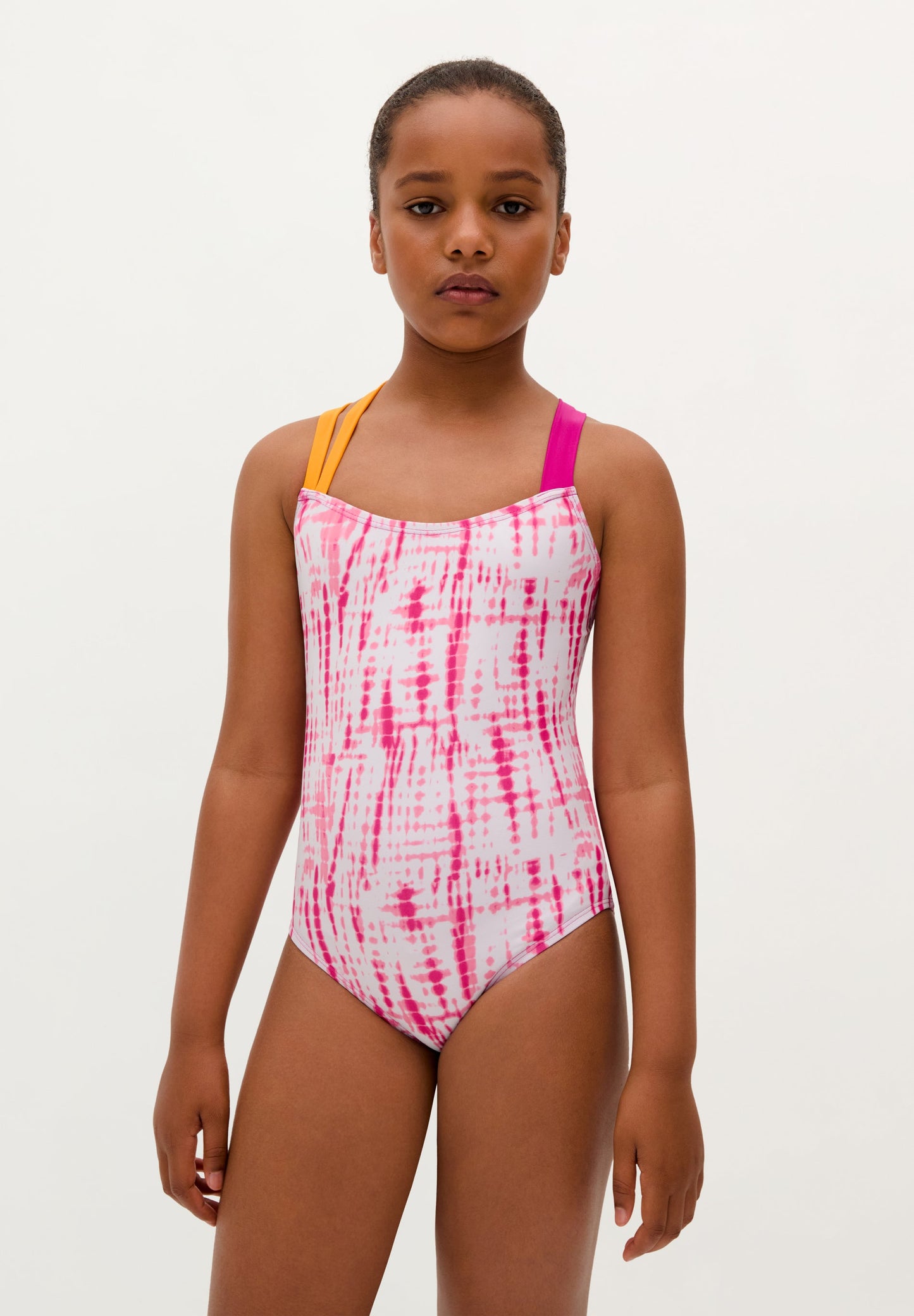 PRINTED SWIMSUIT WITH STRAPS