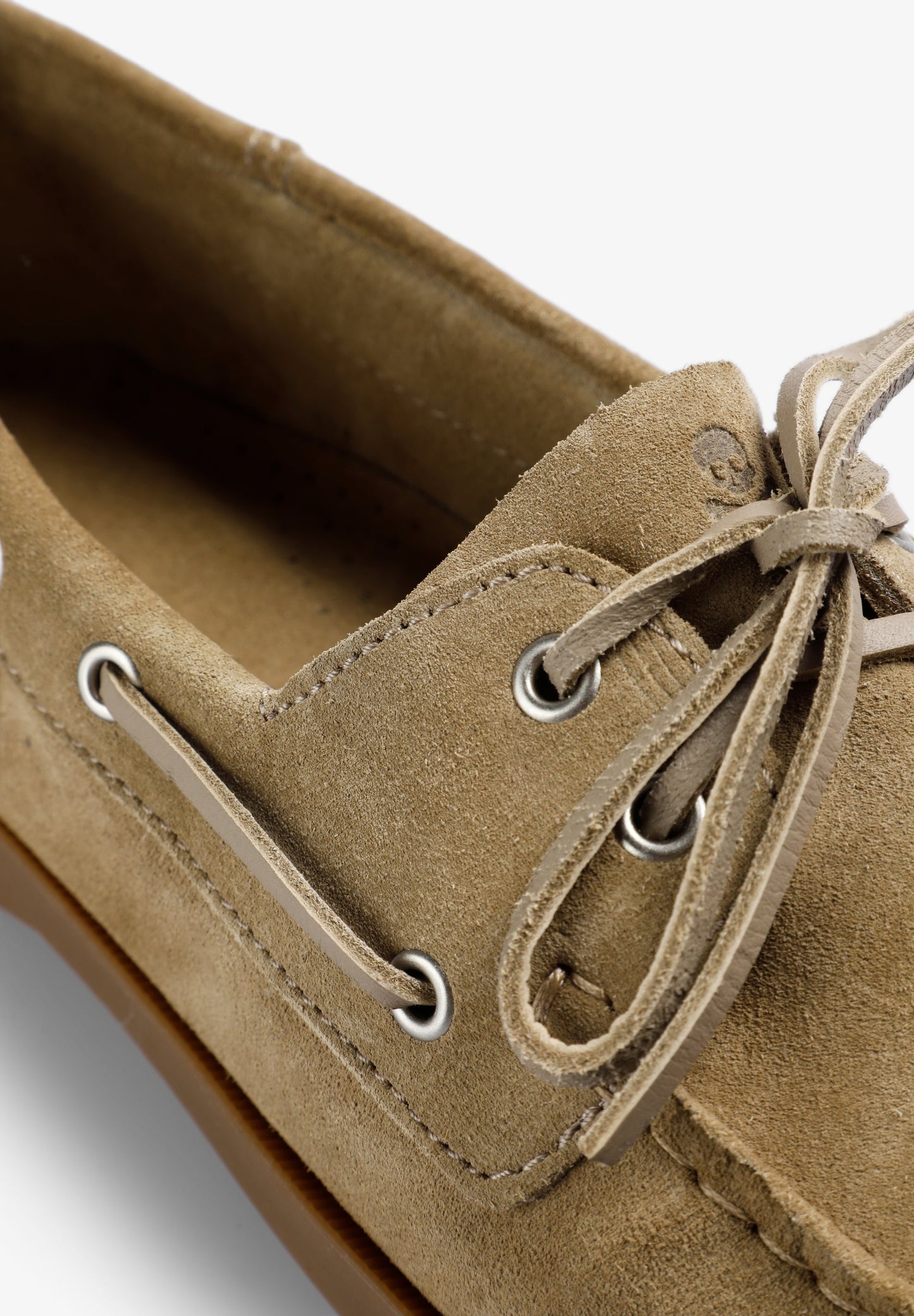 PLAIN LEATHER DECK SHOES