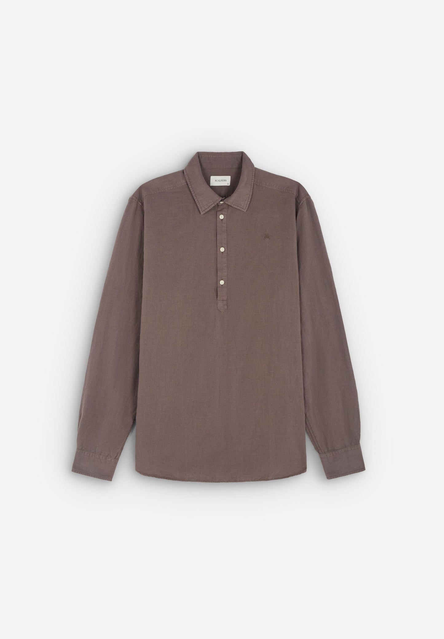 LINEN BLEND POLERA SHIRT