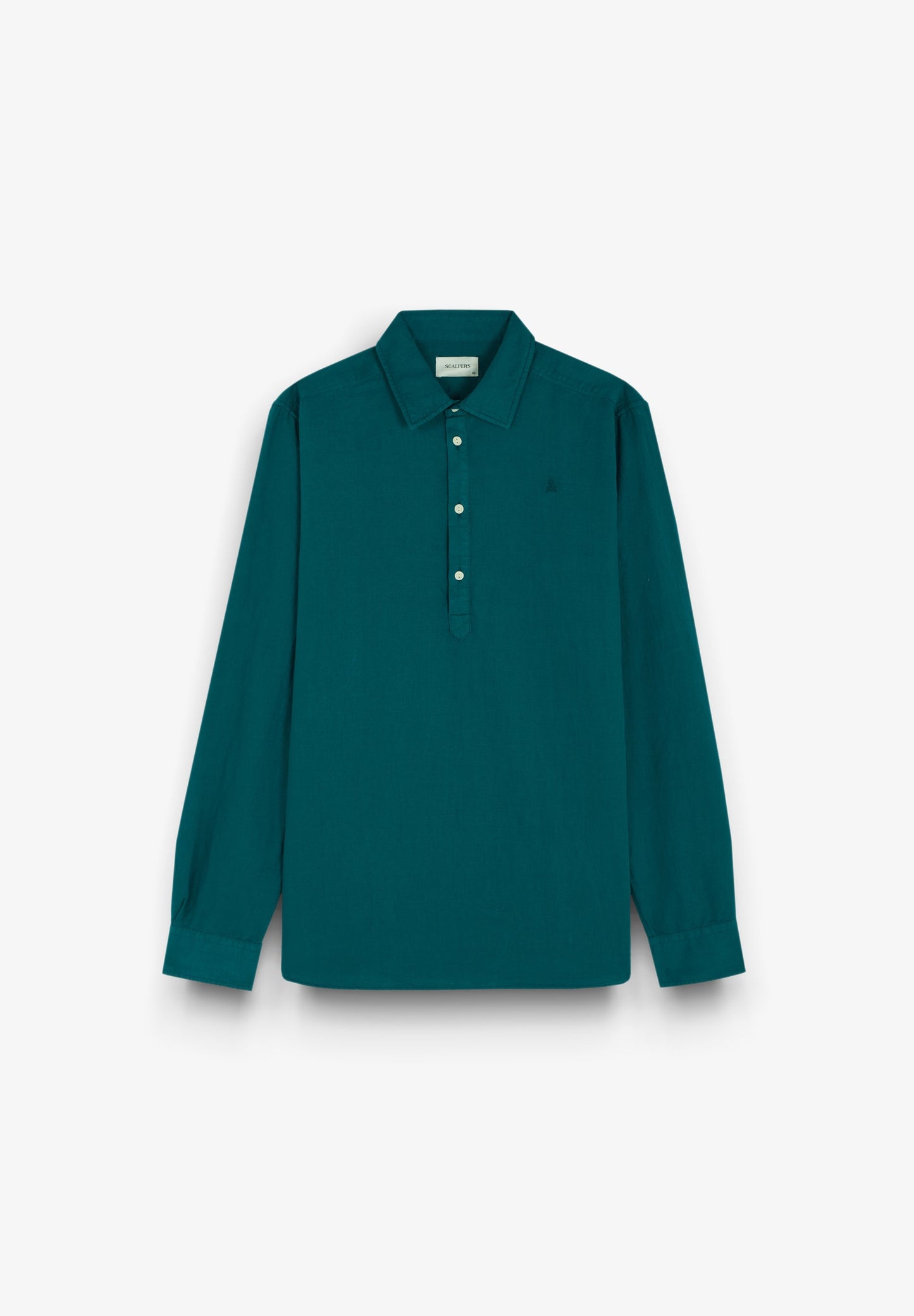 LINEN BLEND POLERA SHIRT